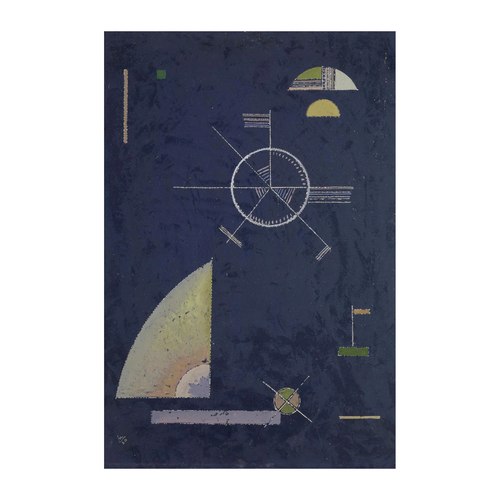 Abstract Geometric Circles & Shapes Wall Art