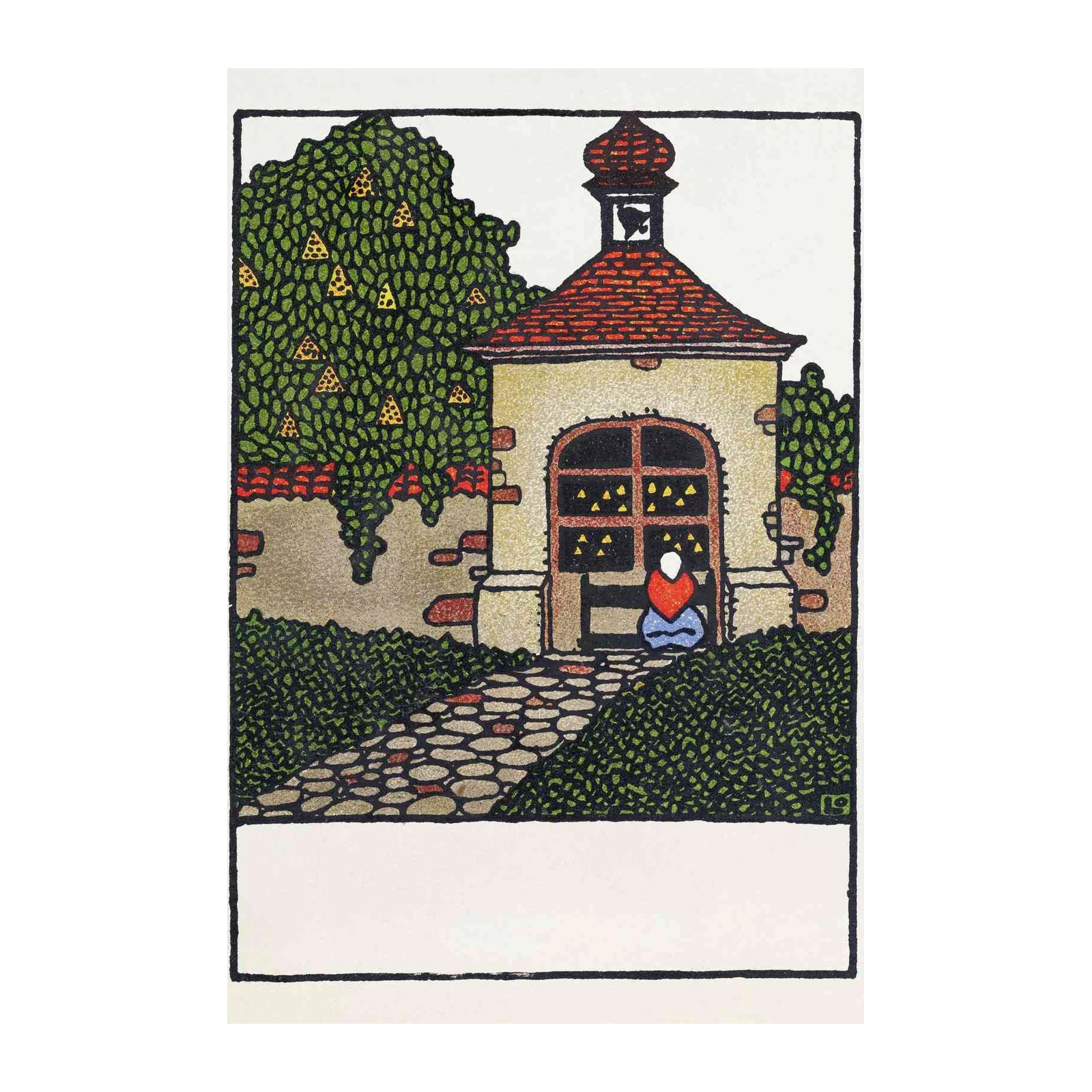 Enchanting Garden Scene Wall Art