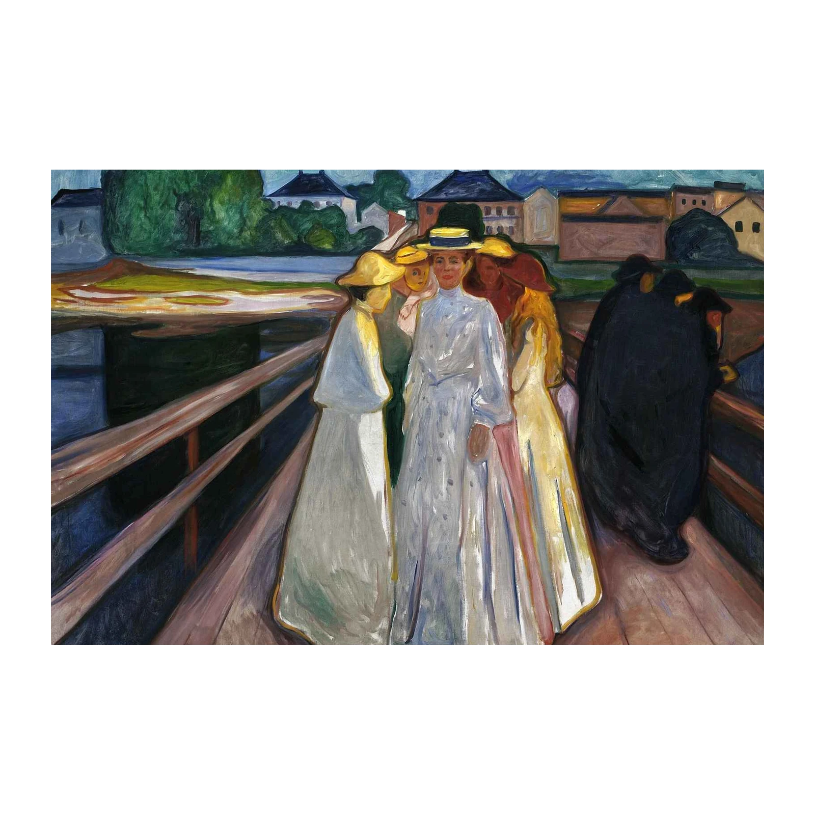 Women on a Bridge Edvard Munch Wall Art