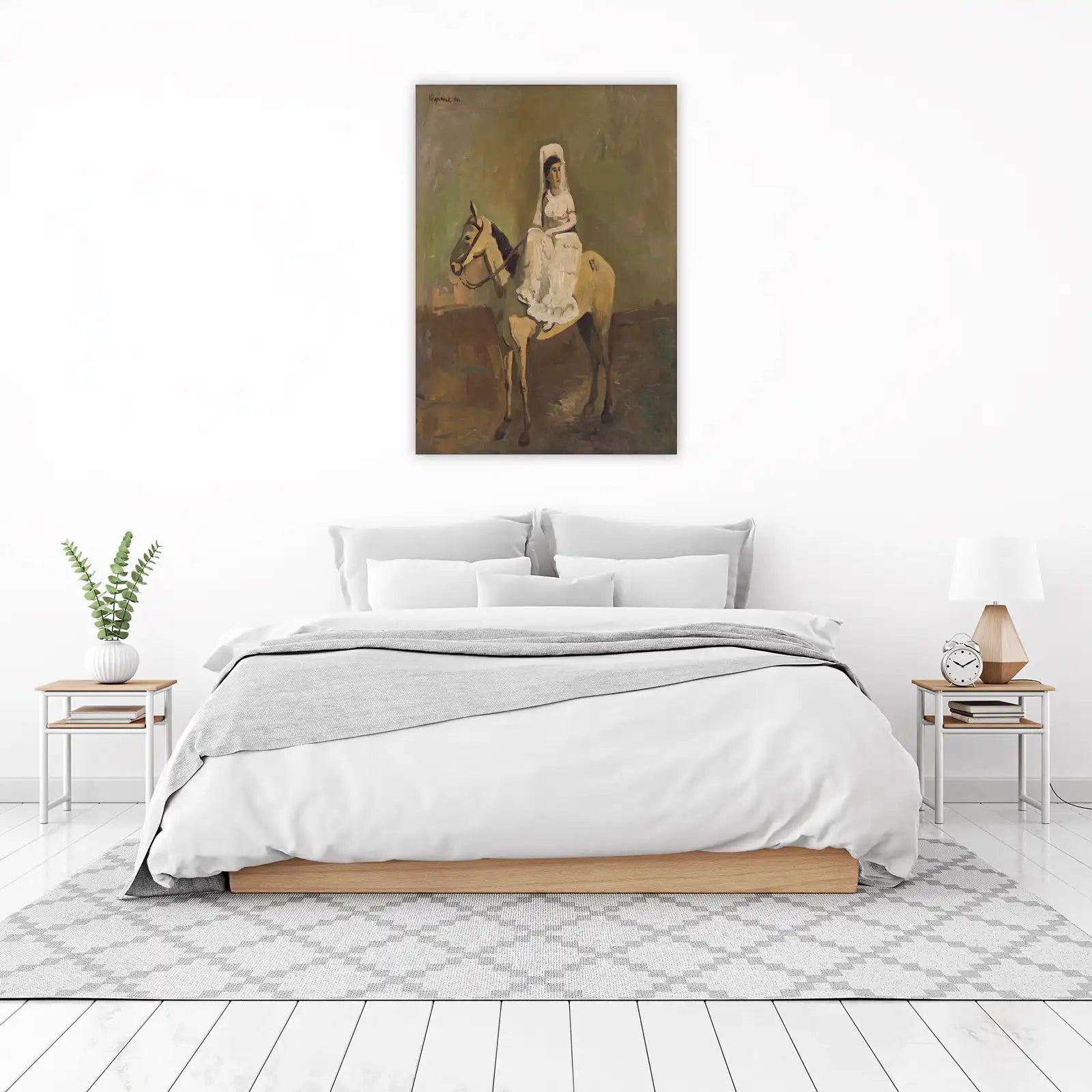 Elegant Woman on Horseback Wall Art