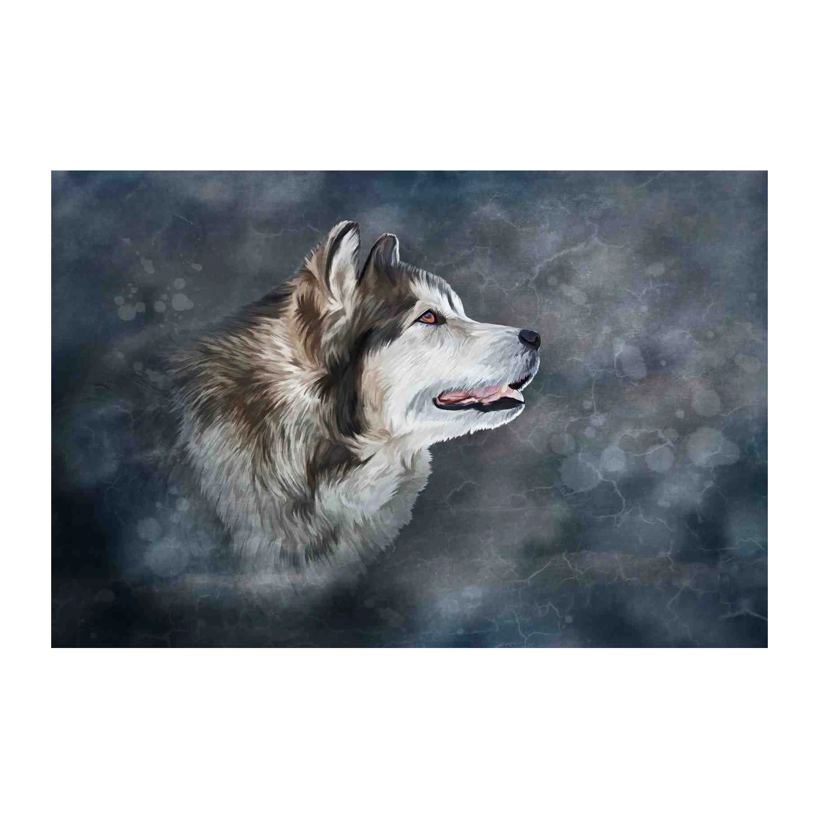 Majestic Wolf Portrait Wall Art