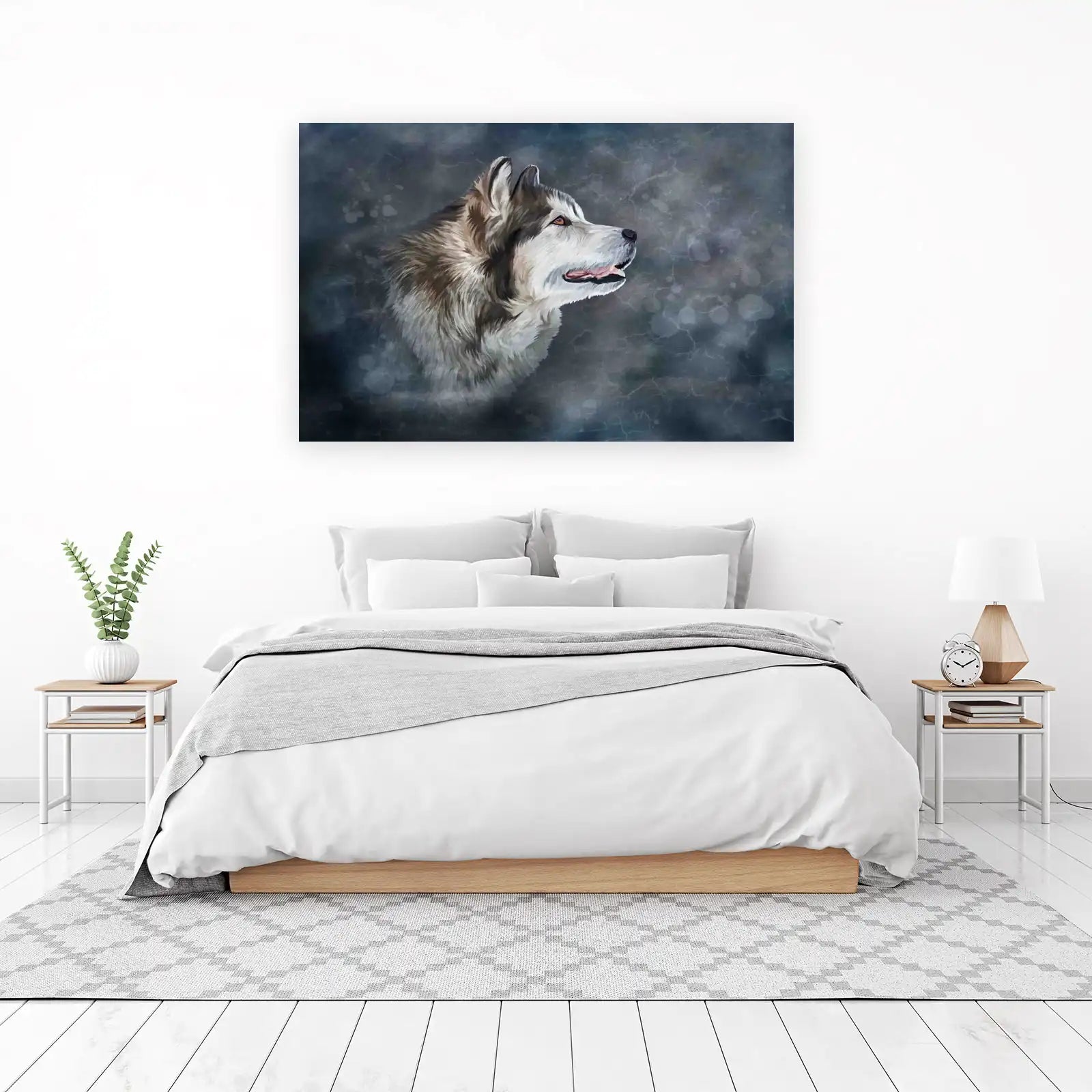Majestic Wolf Portrait Wall Art