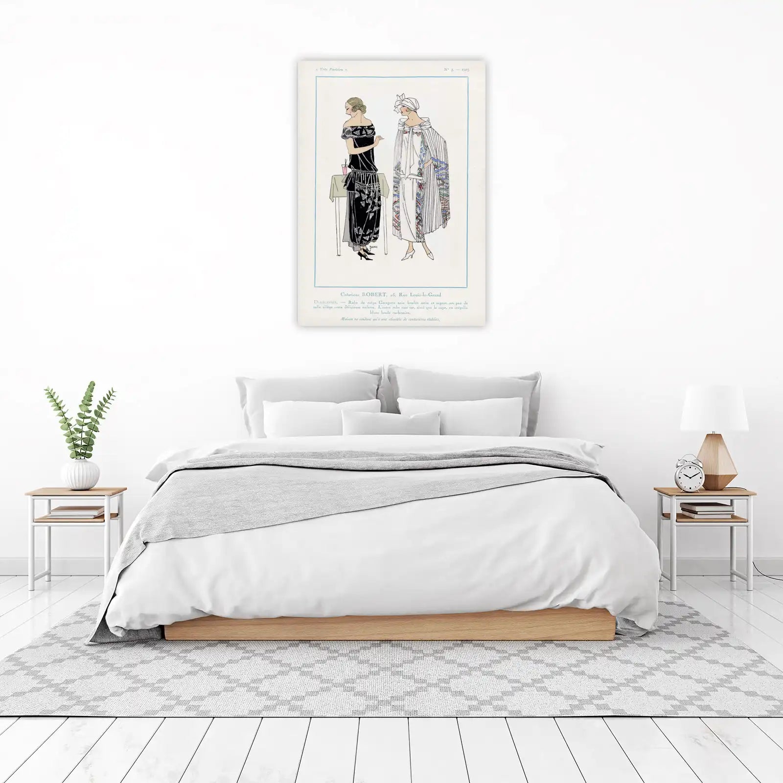 Vintage Parisian Fashion Art Wall Art