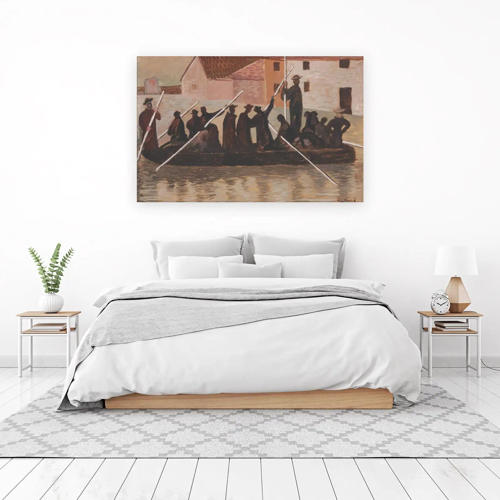 Venetian Gondola Scene Wall Art