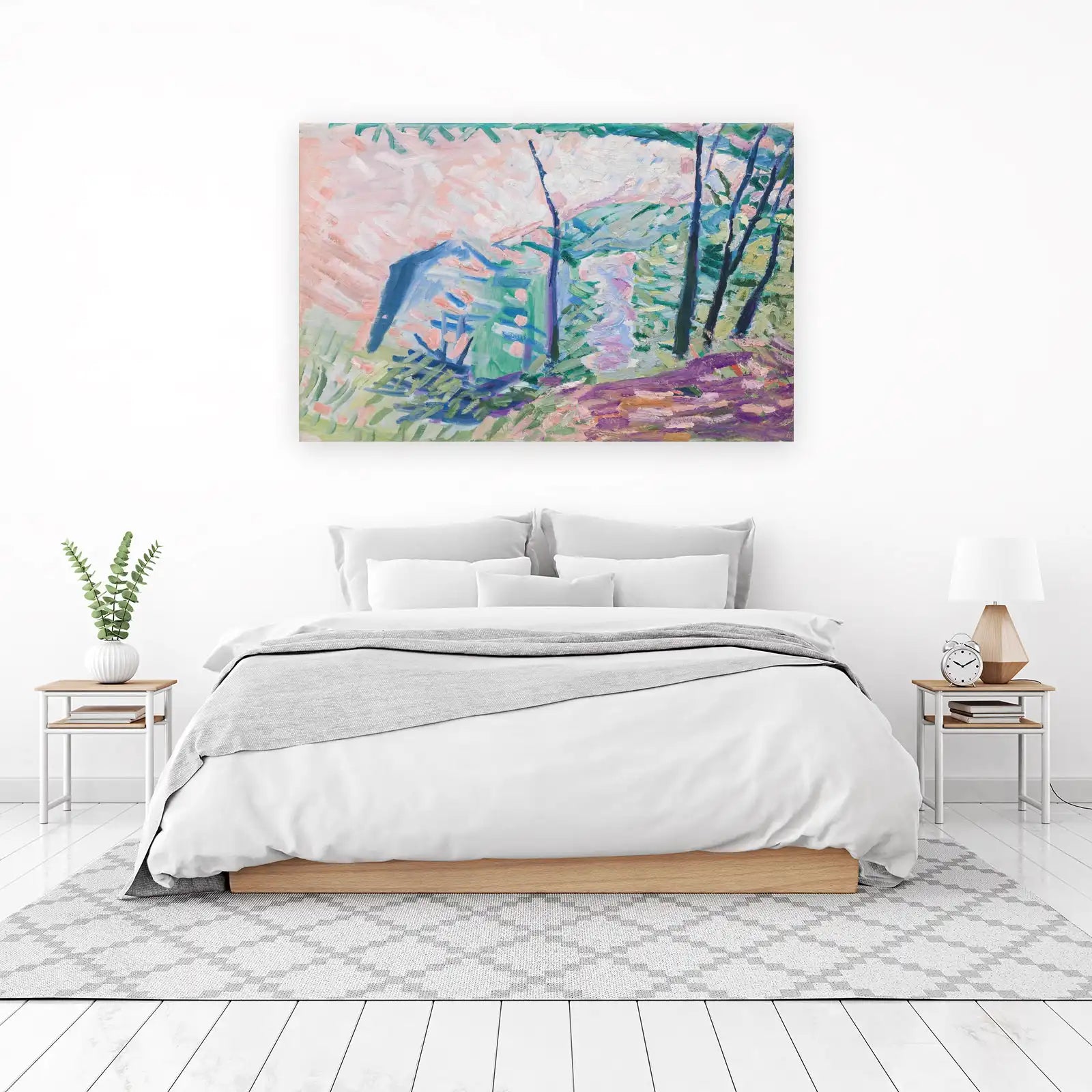 Vibrant Impressionist Landscape Wall Art