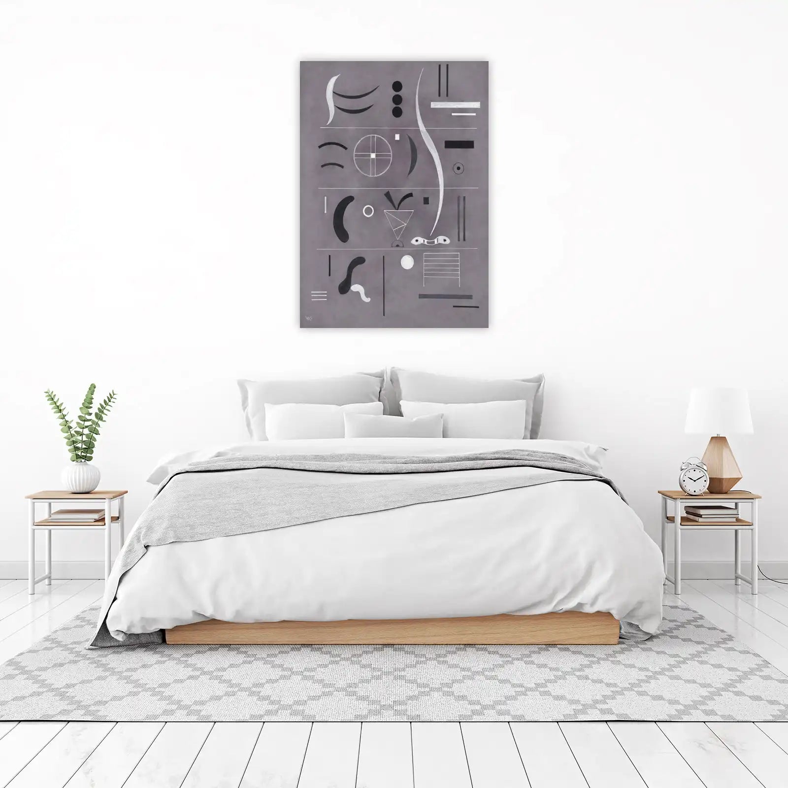 Abstract Geometric Composition Wall Art