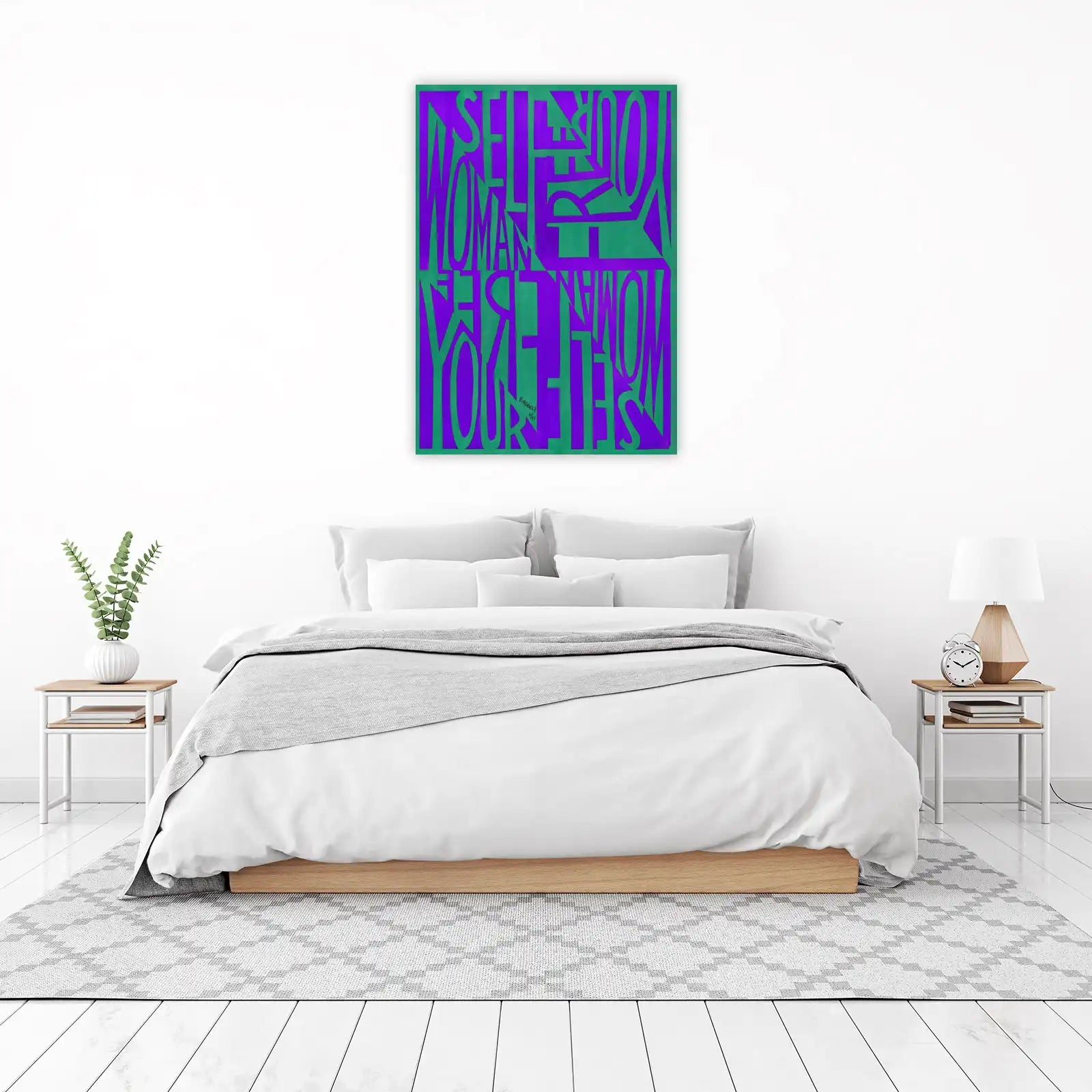 Bold Woman Empowerment Art Wall Art