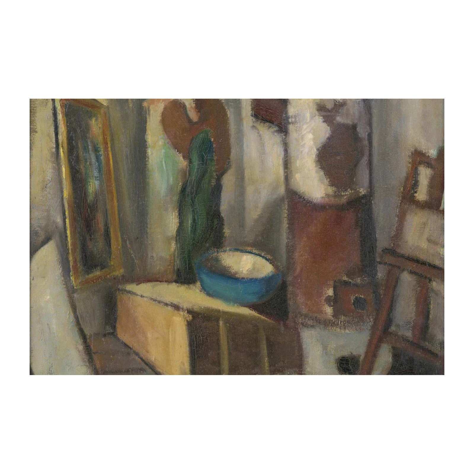 Vintage Studio Scene Textured Wall Art