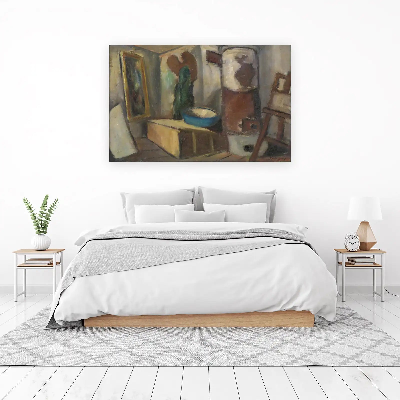 Vintage Studio Scene Textured Wall Art