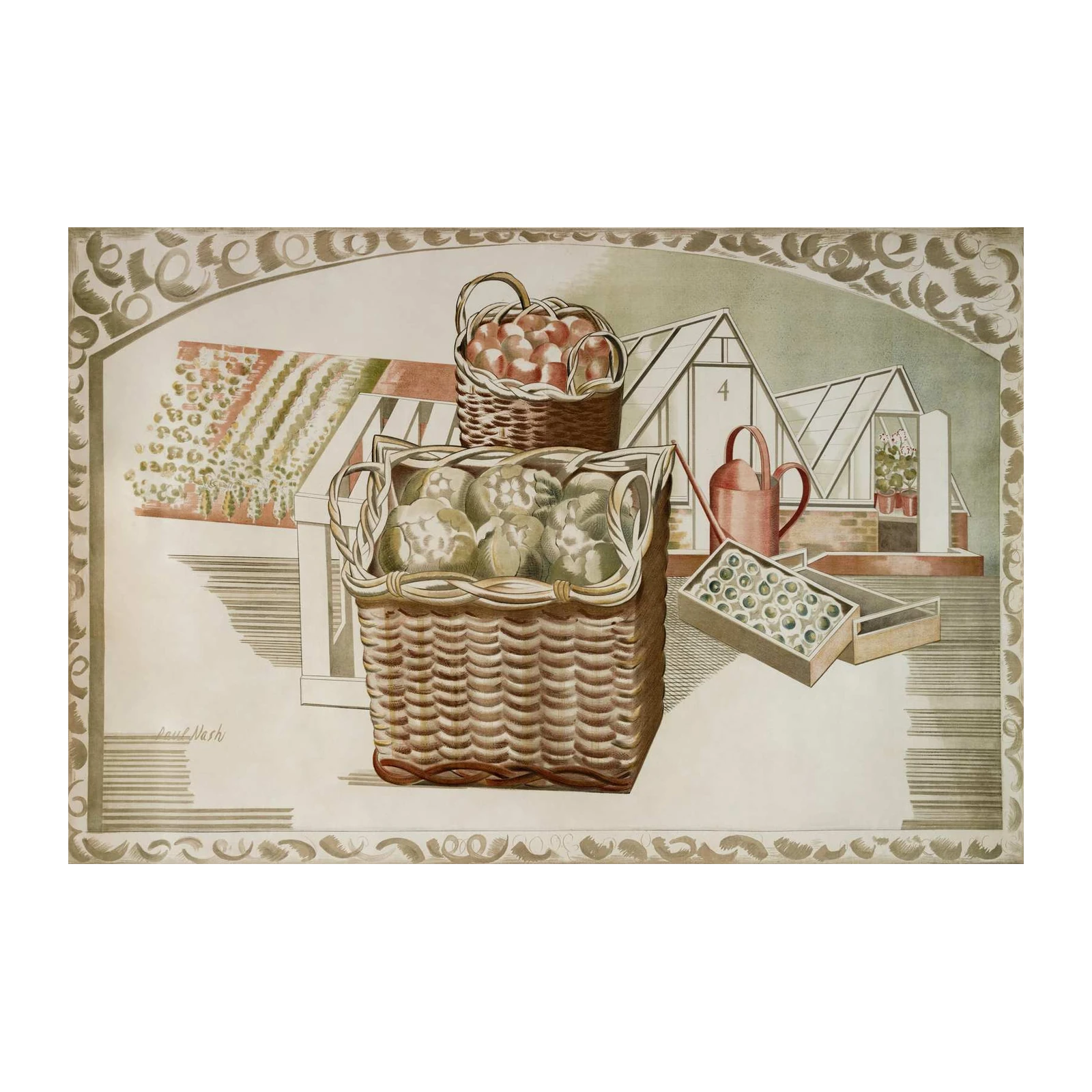 Vintage Garden Harvest Wall Art