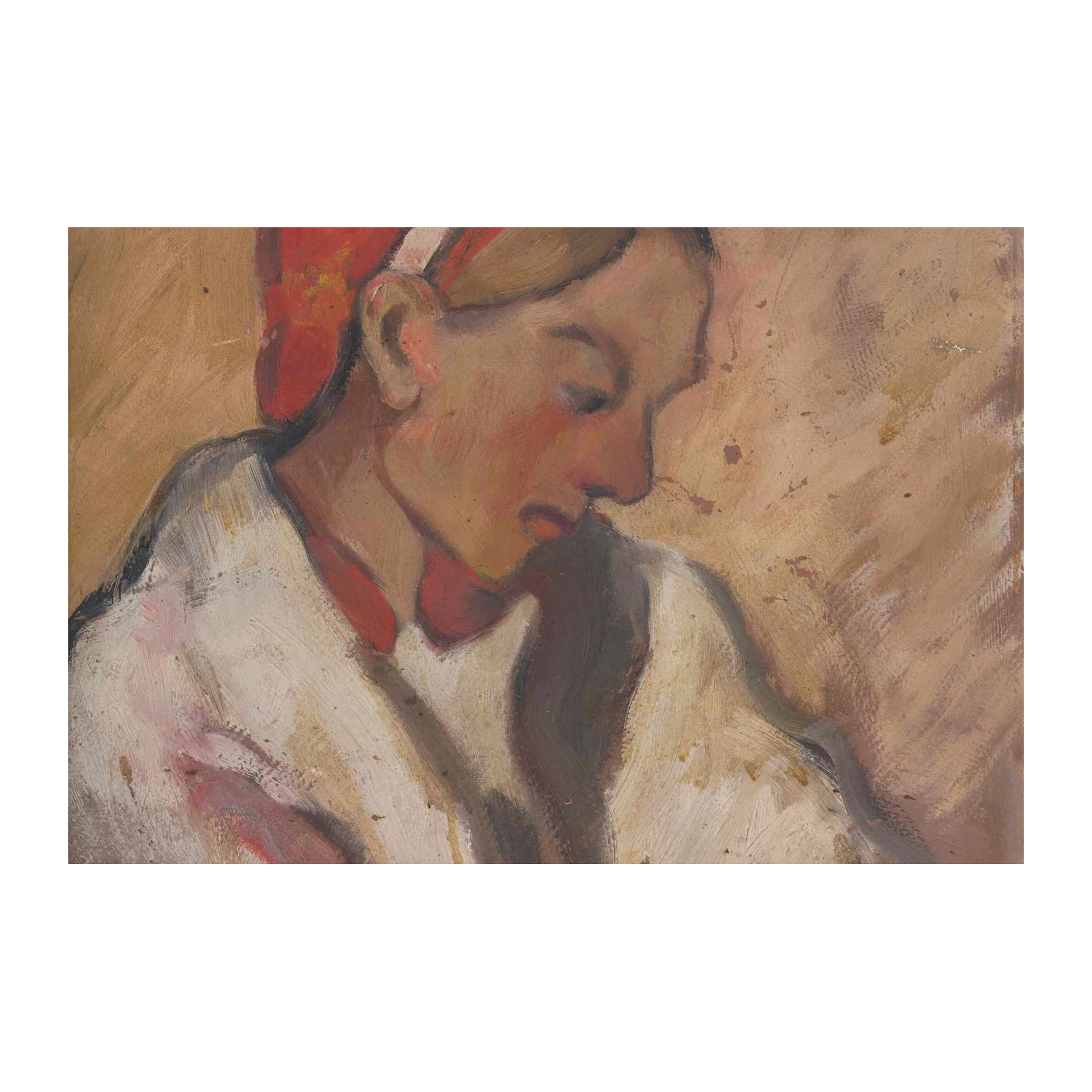 Serene Portrait of a Young Woman Wall Art