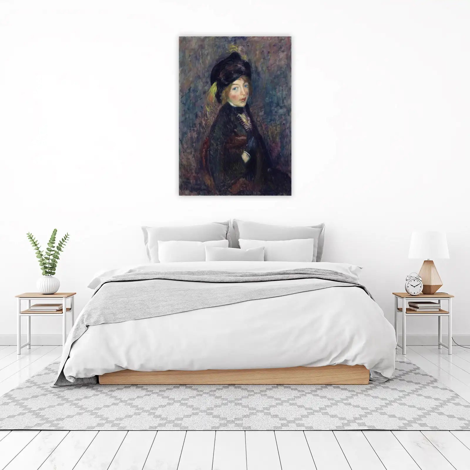 Impressionist Portrait of a Woman Wall Art