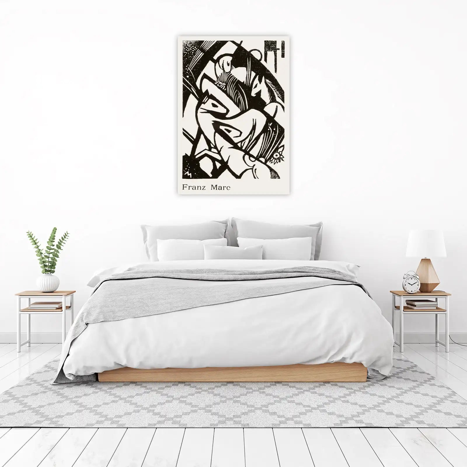 Franz Marc Horse Modern Art Wall Art