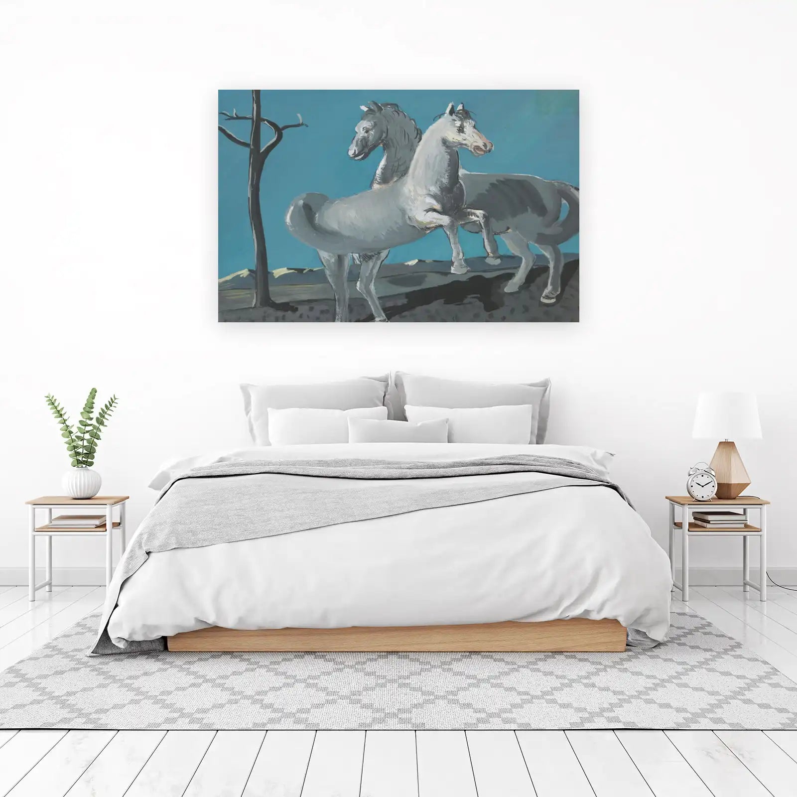 Majestic Equine Duo Horse Art Wall Art