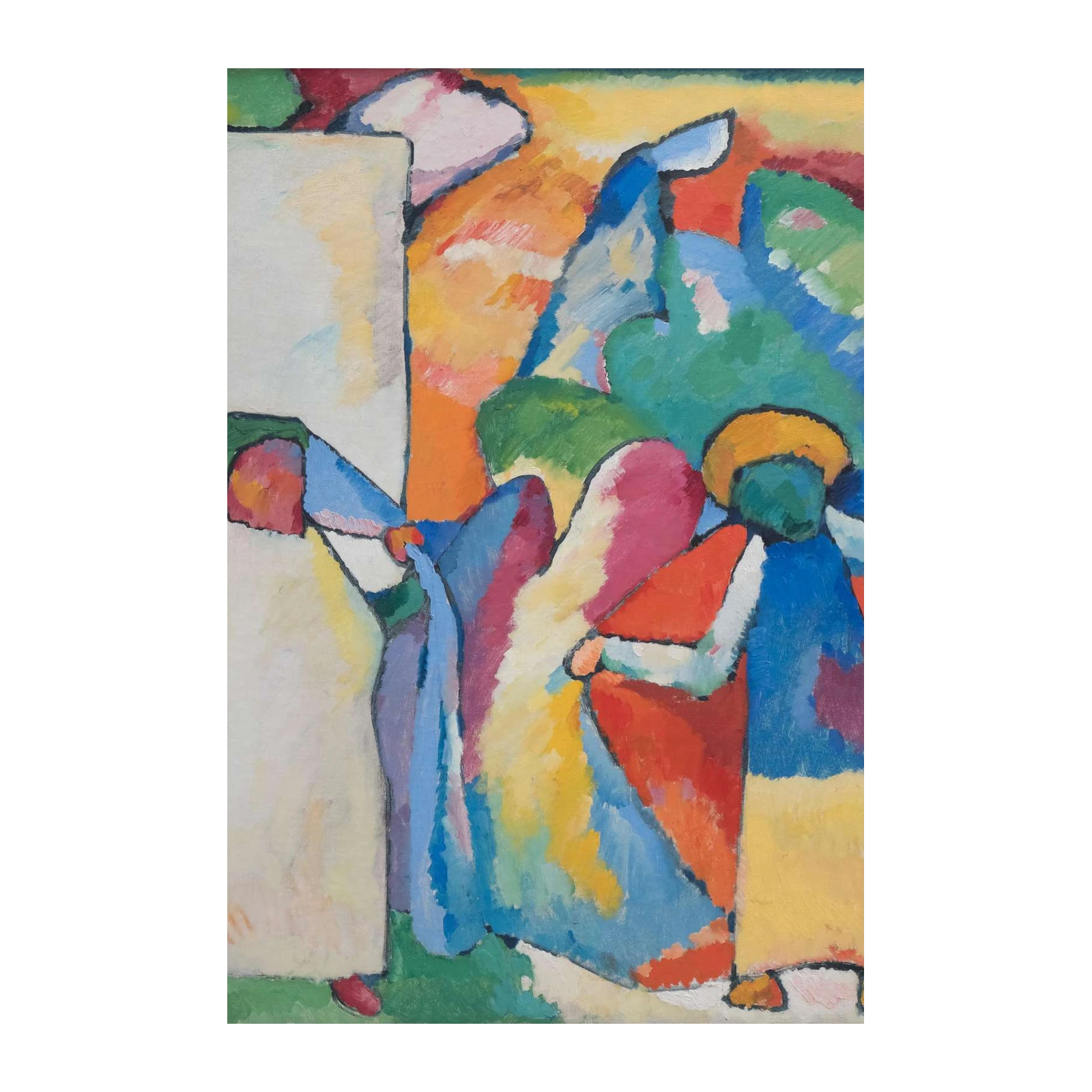 Vibrant Abstract Figures Wall Art - Modern Wall Art