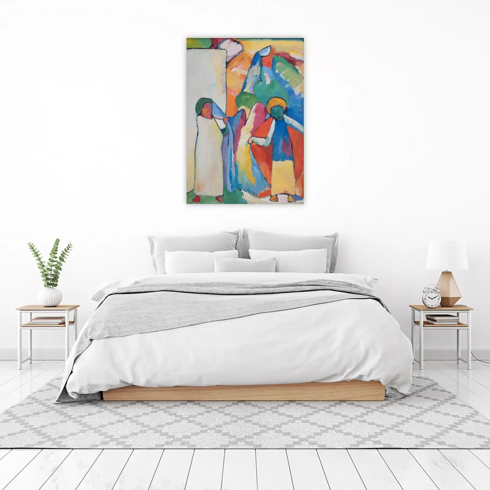 Vibrant Abstract Figures Wall Art - Modern Wall Art