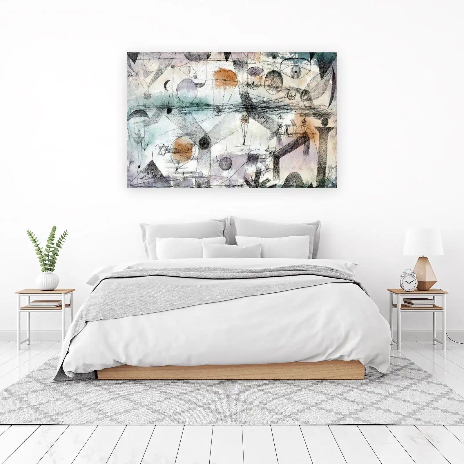 Whimsical Dreamscape Abstract Art Wall Art
