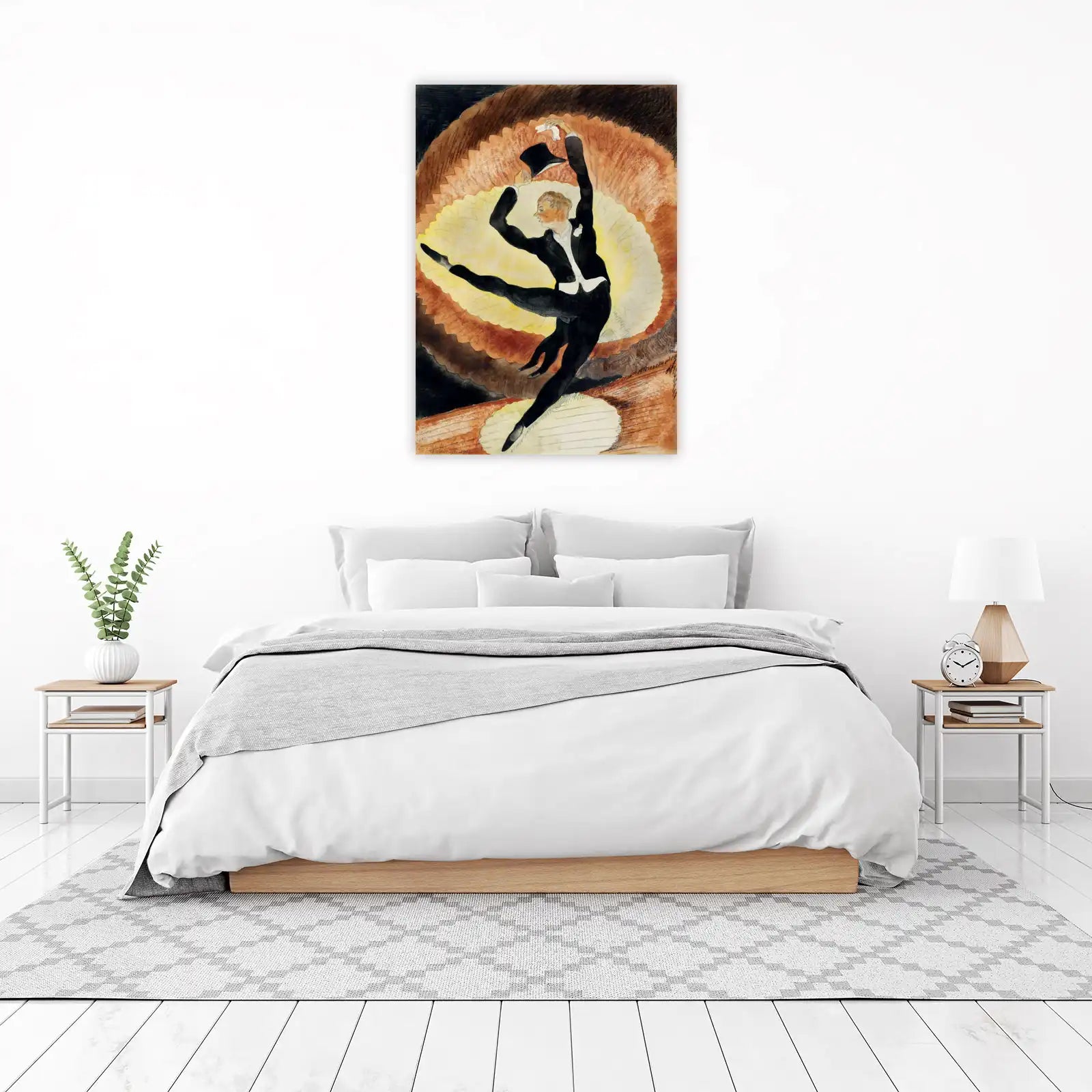 Dancer in Tuxedo Top Hat Wall Art