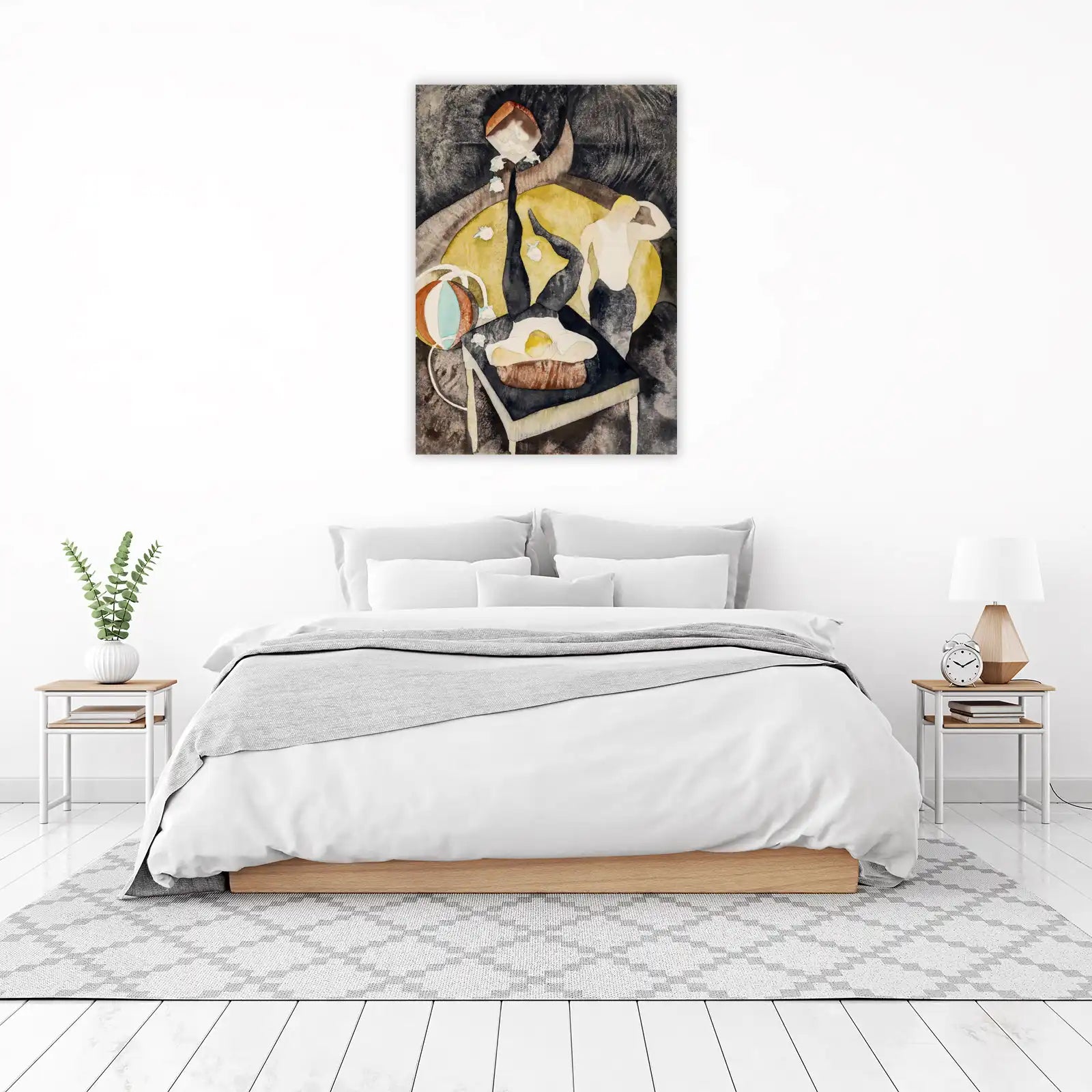 Retro Acrobat Tumbling Wall Art