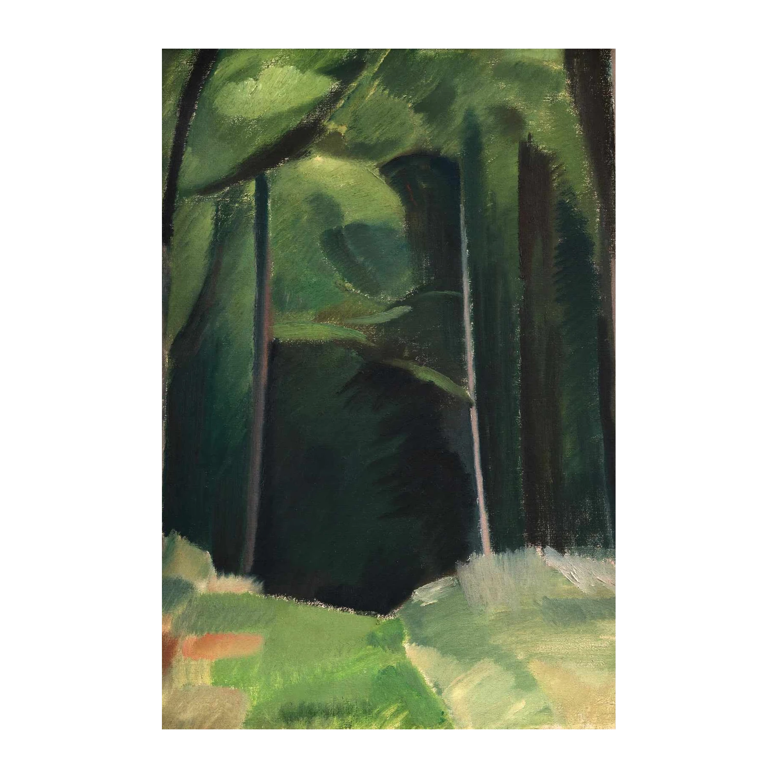 Enchanting Forest Abstract Art Wall Art