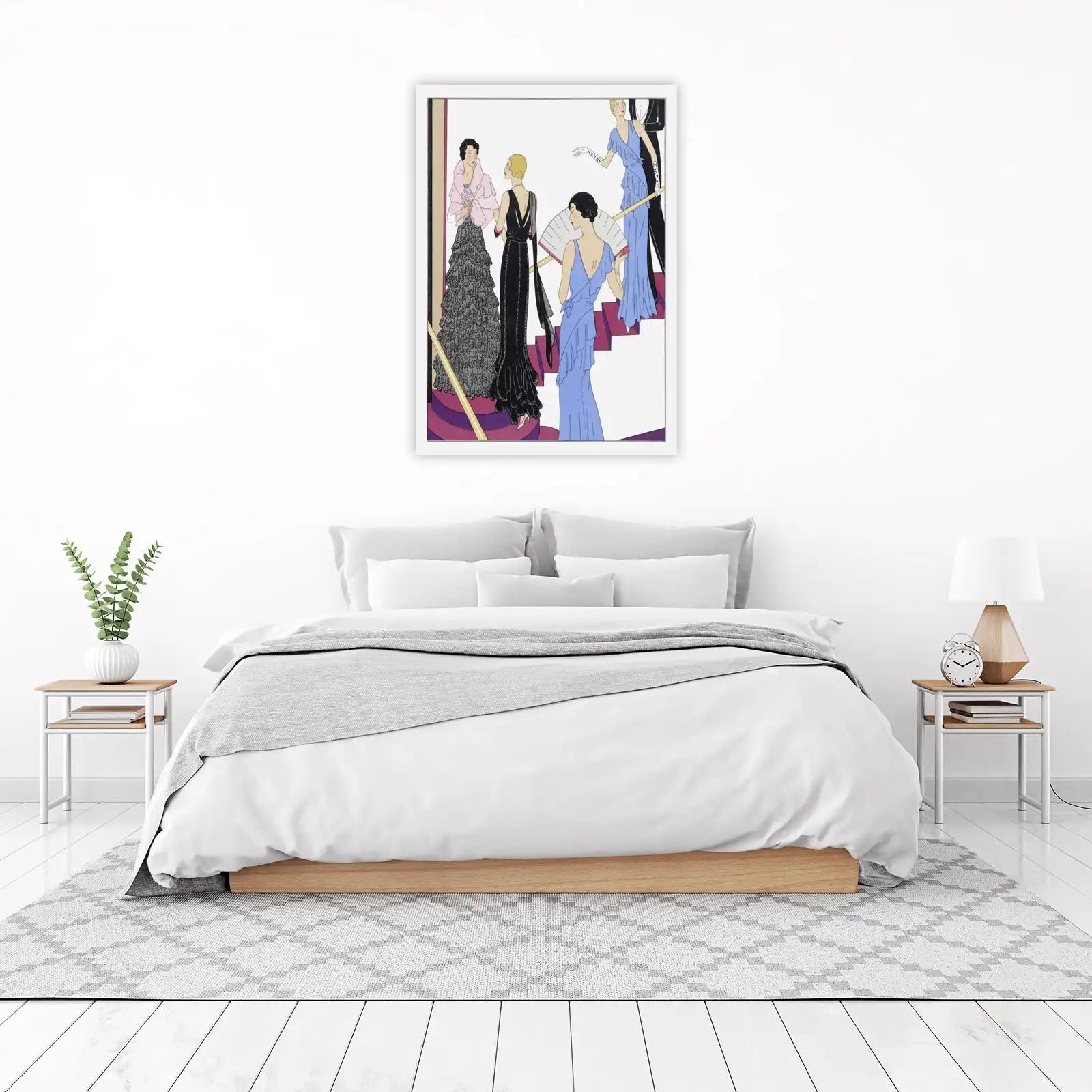Elegant Art Deco Ladies Fashion Wall Art