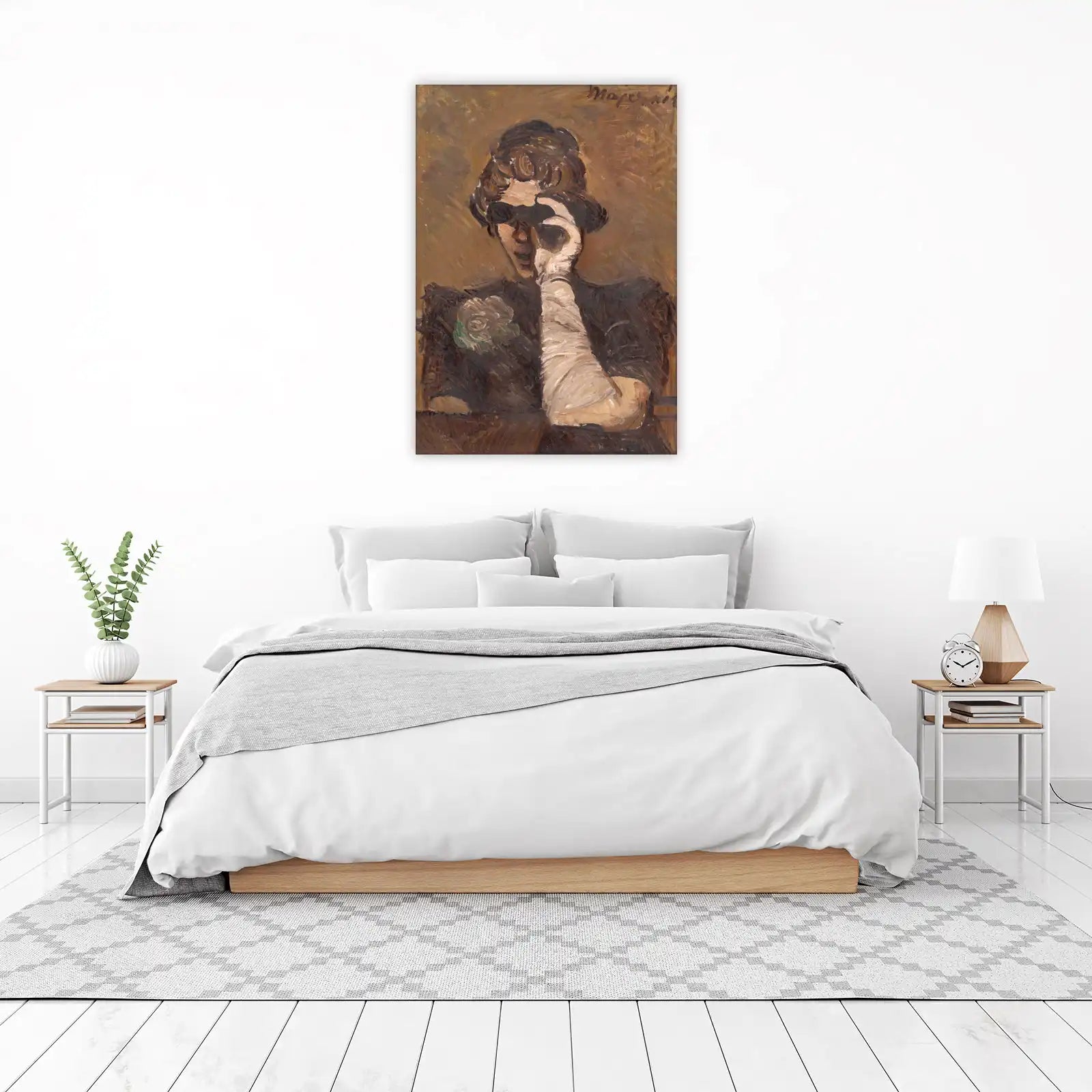 Intriguing Portrait Woman Wall Art