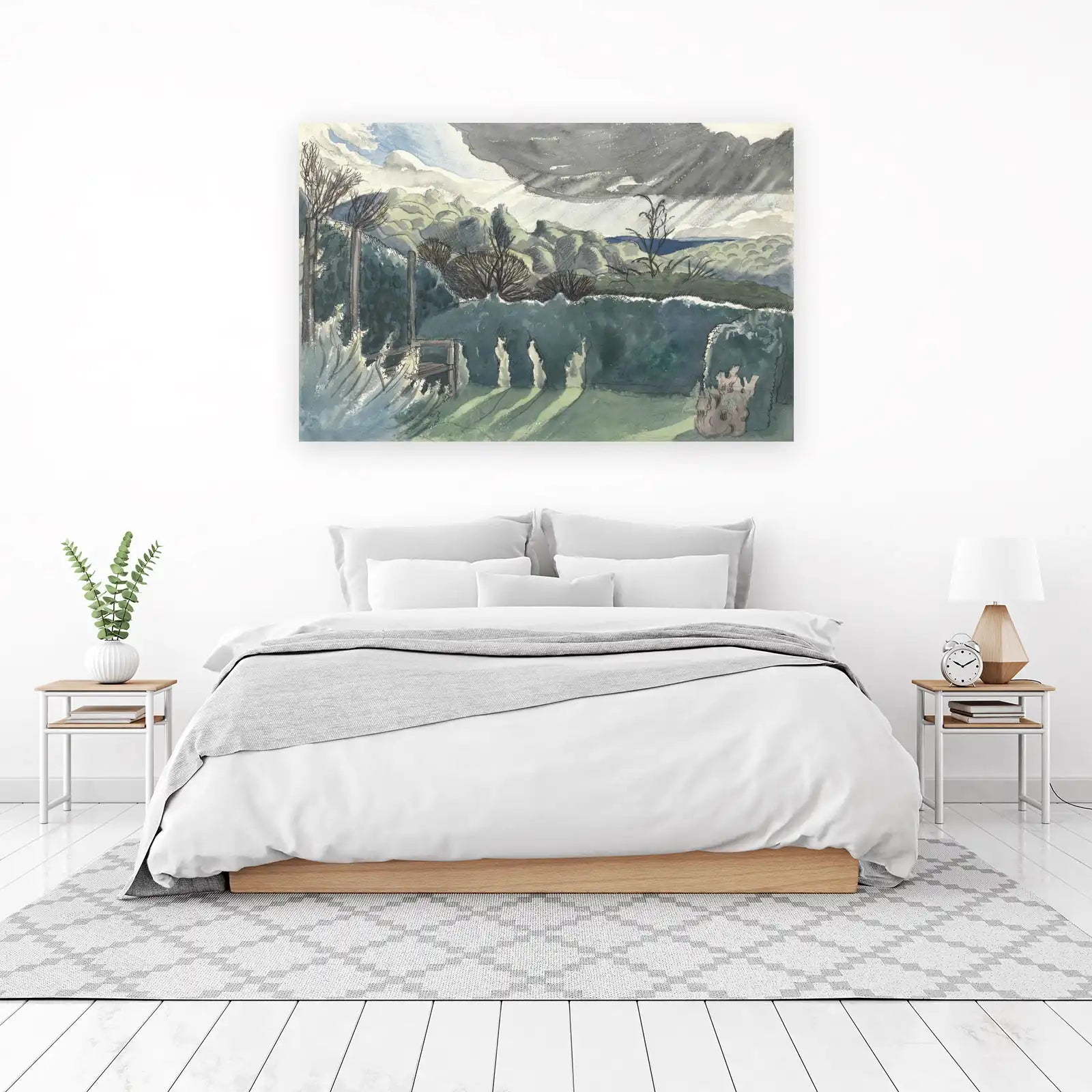 Dramatic Landscape with Moody Skies Wall Art