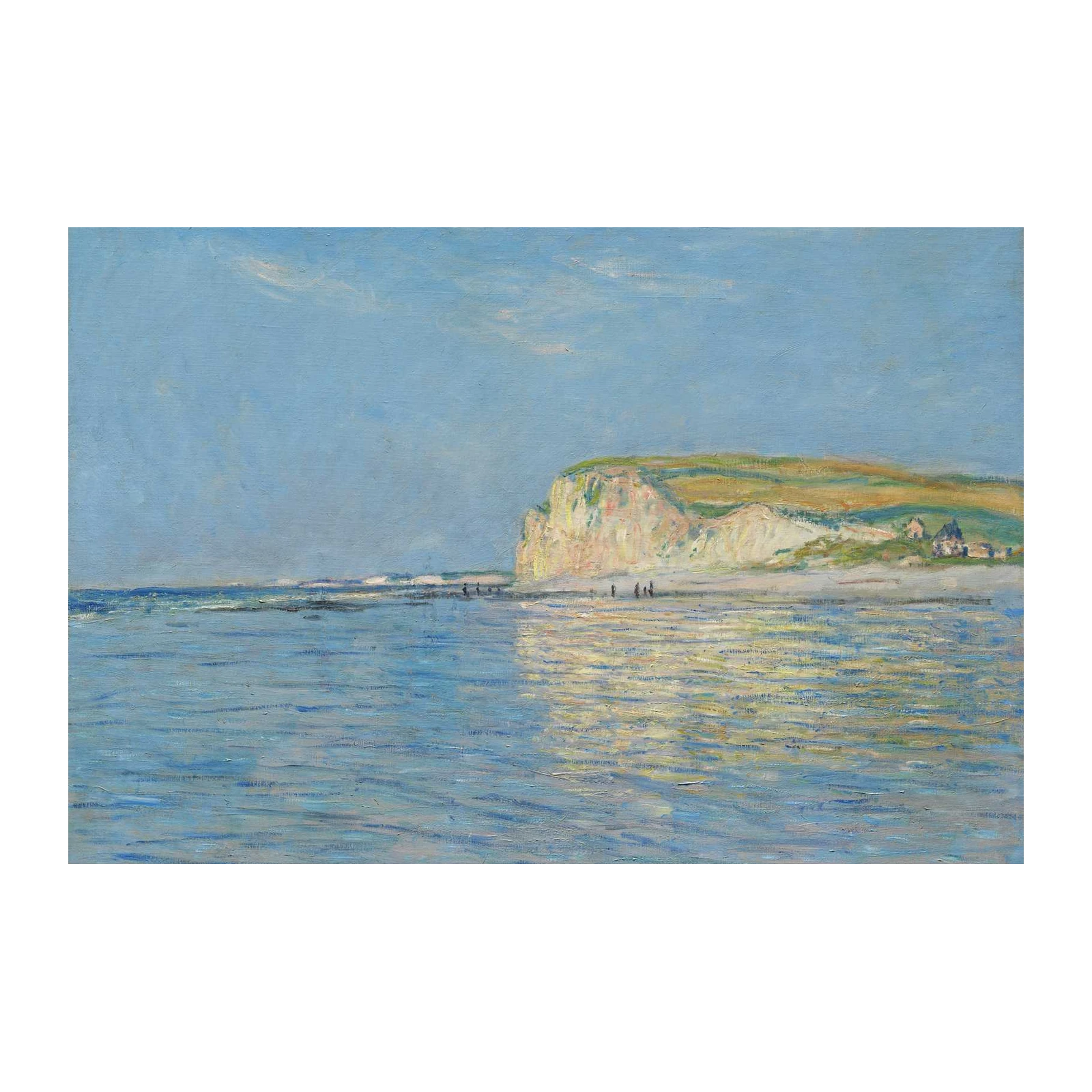 Coastal Cliffs & Sea Monet-Inspired Wall Art