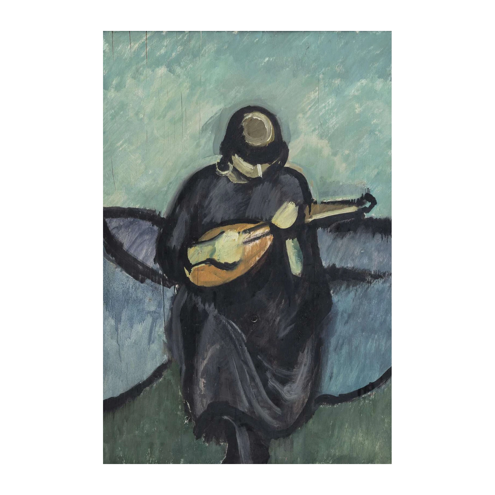 Musician Serenade Abstract Wall Art