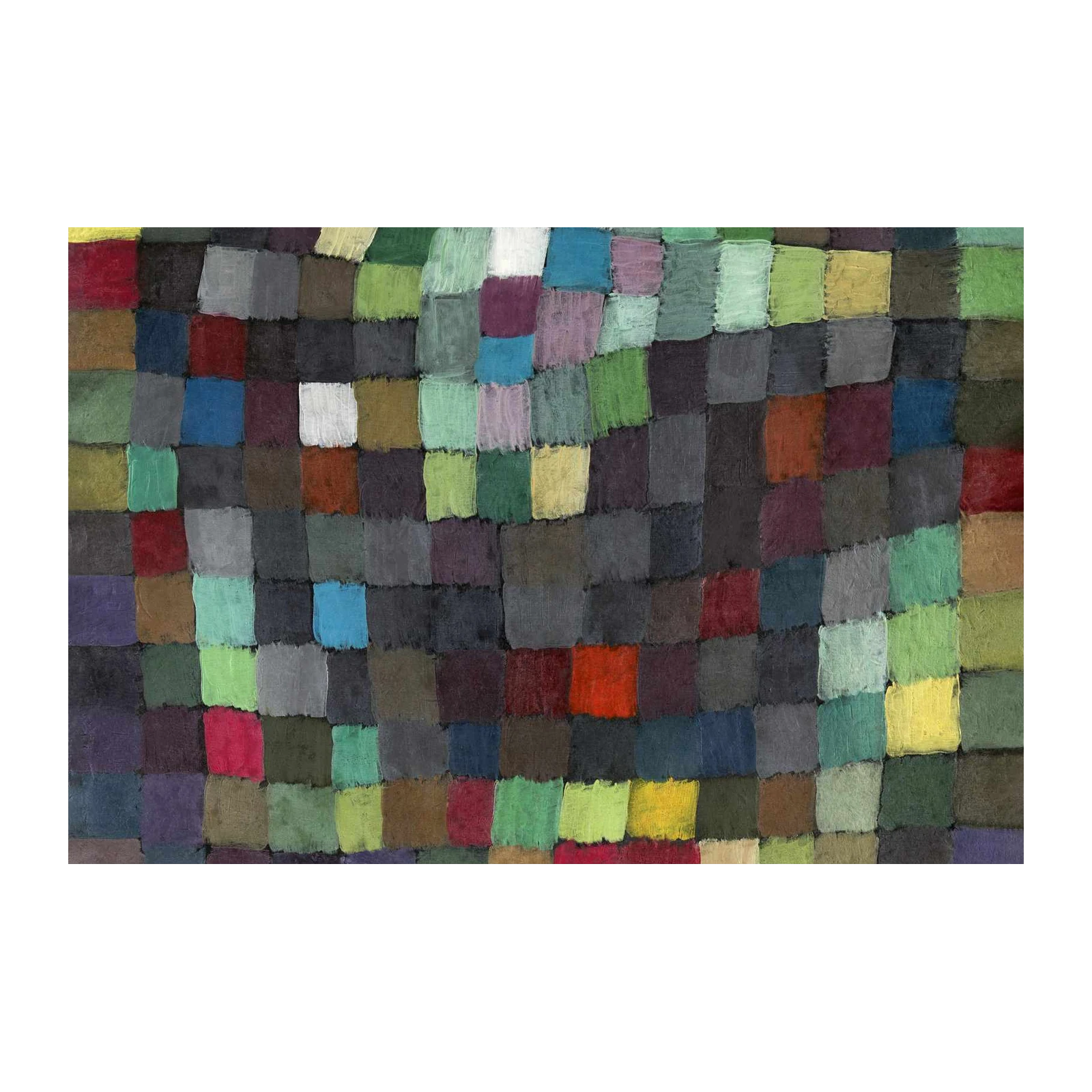 Abstract Squares Color Block Wall Art