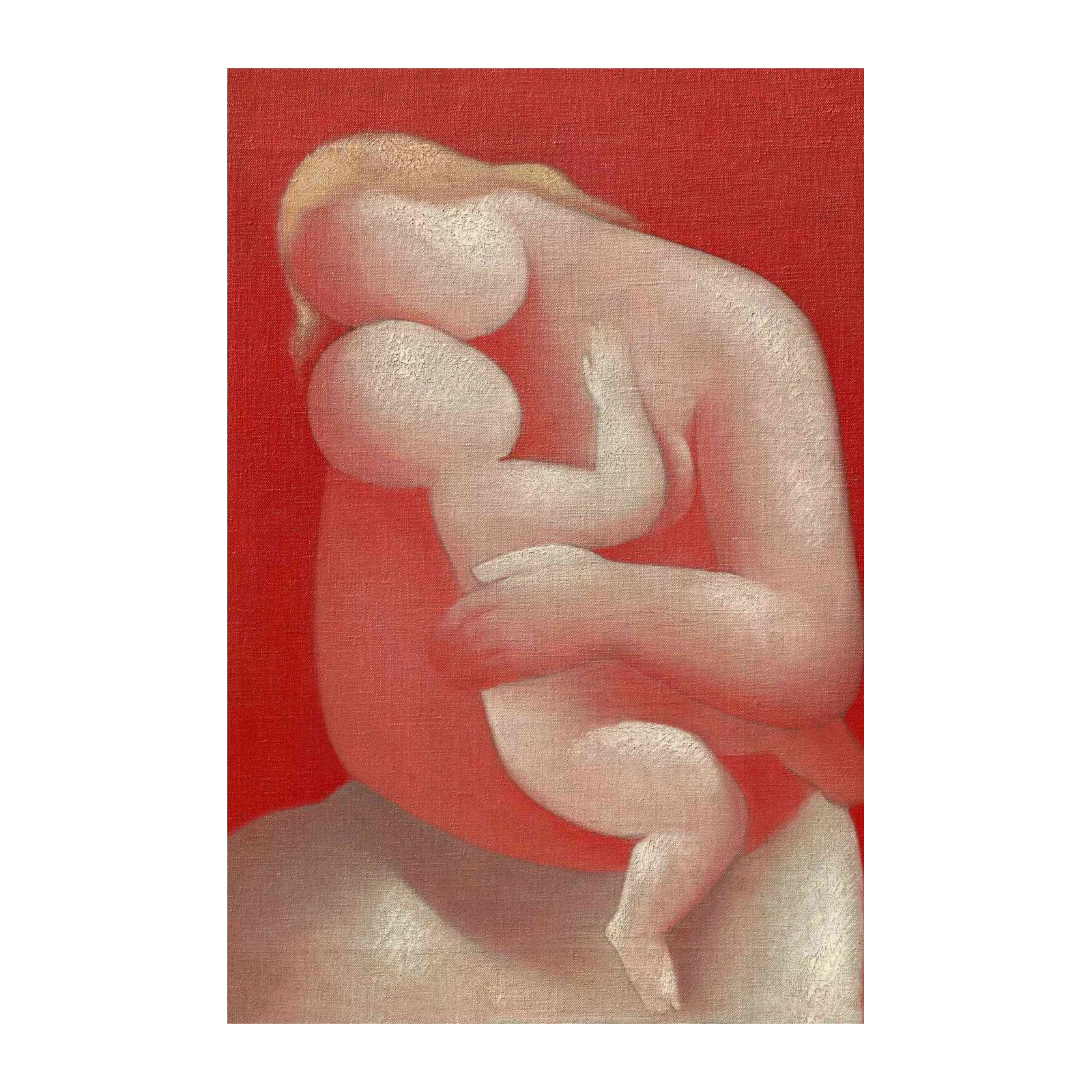 Mother and Child Abstract Art Wall Art