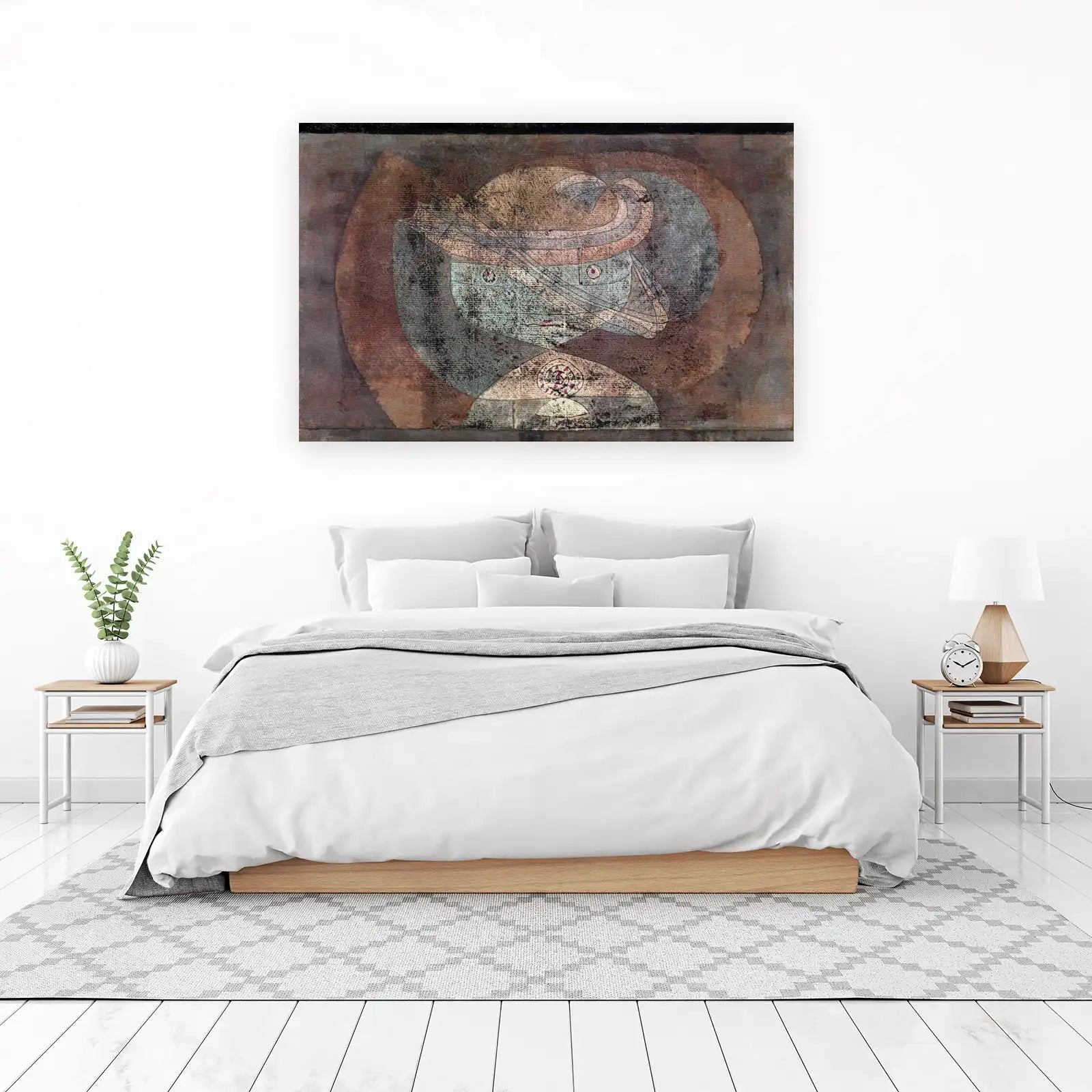 Abstract Geometric Portrait Wall Art