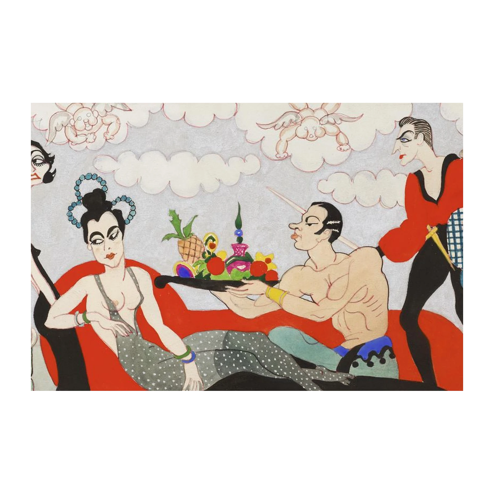 Vintage Cabaret Art Wall Art