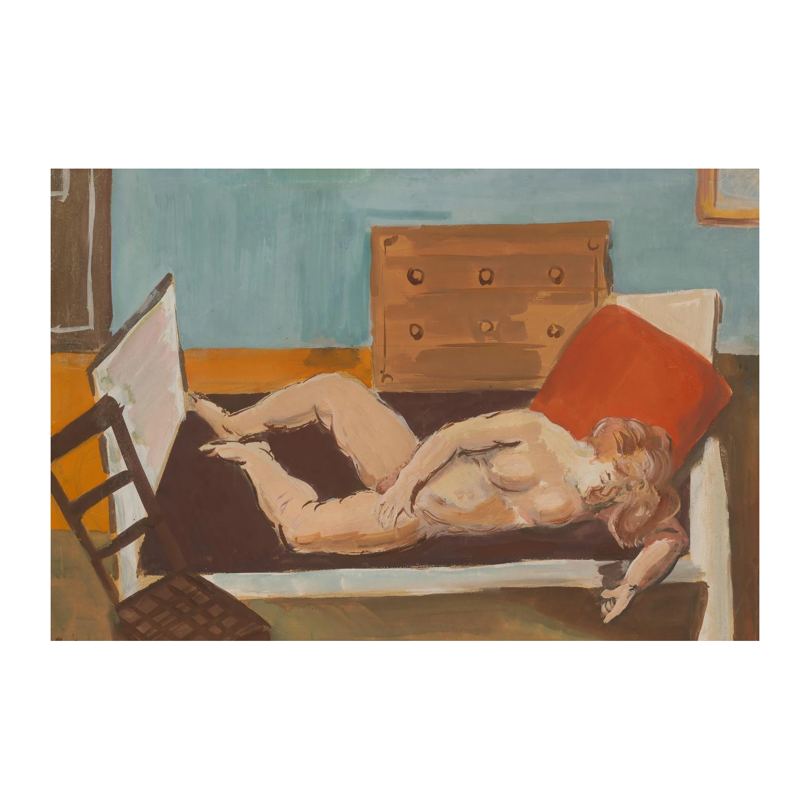 Figurative Nude Reclining Wall Art