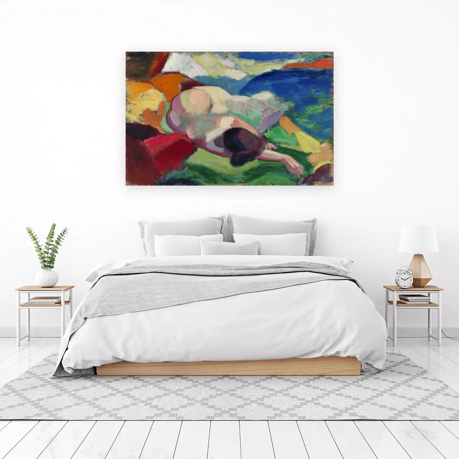 Vibrant Nude Expressionist Wall Art