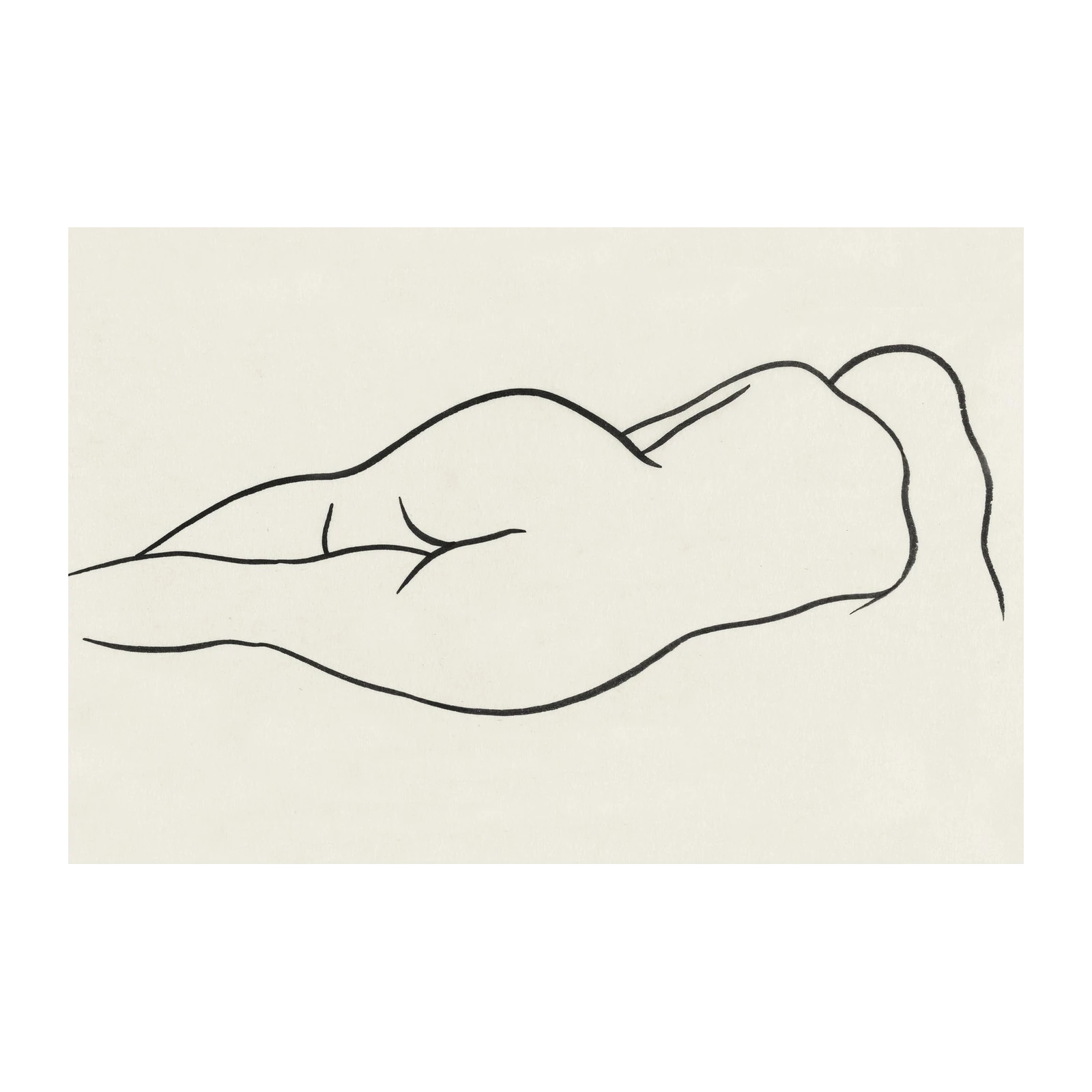 Abstract Nude Line Art Wall Art