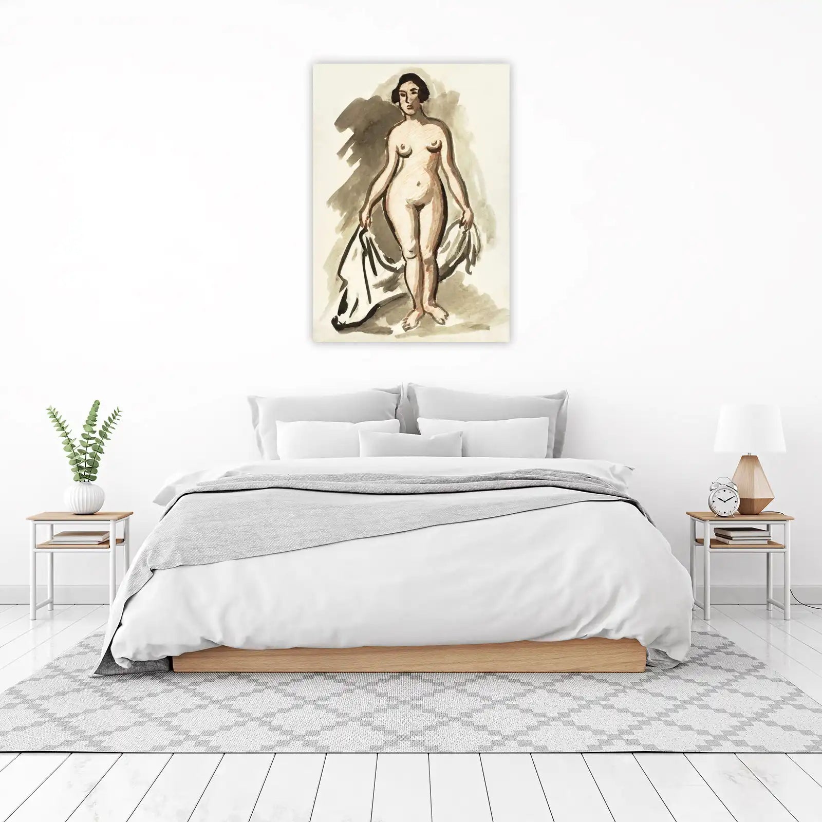 Elegant Nude Woman Wall Art | Fine Art, Home Decor