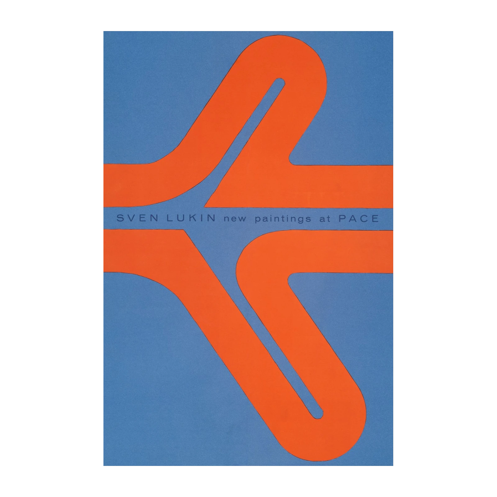 Vibrant Abstract Orange & Blue Art Wall Art