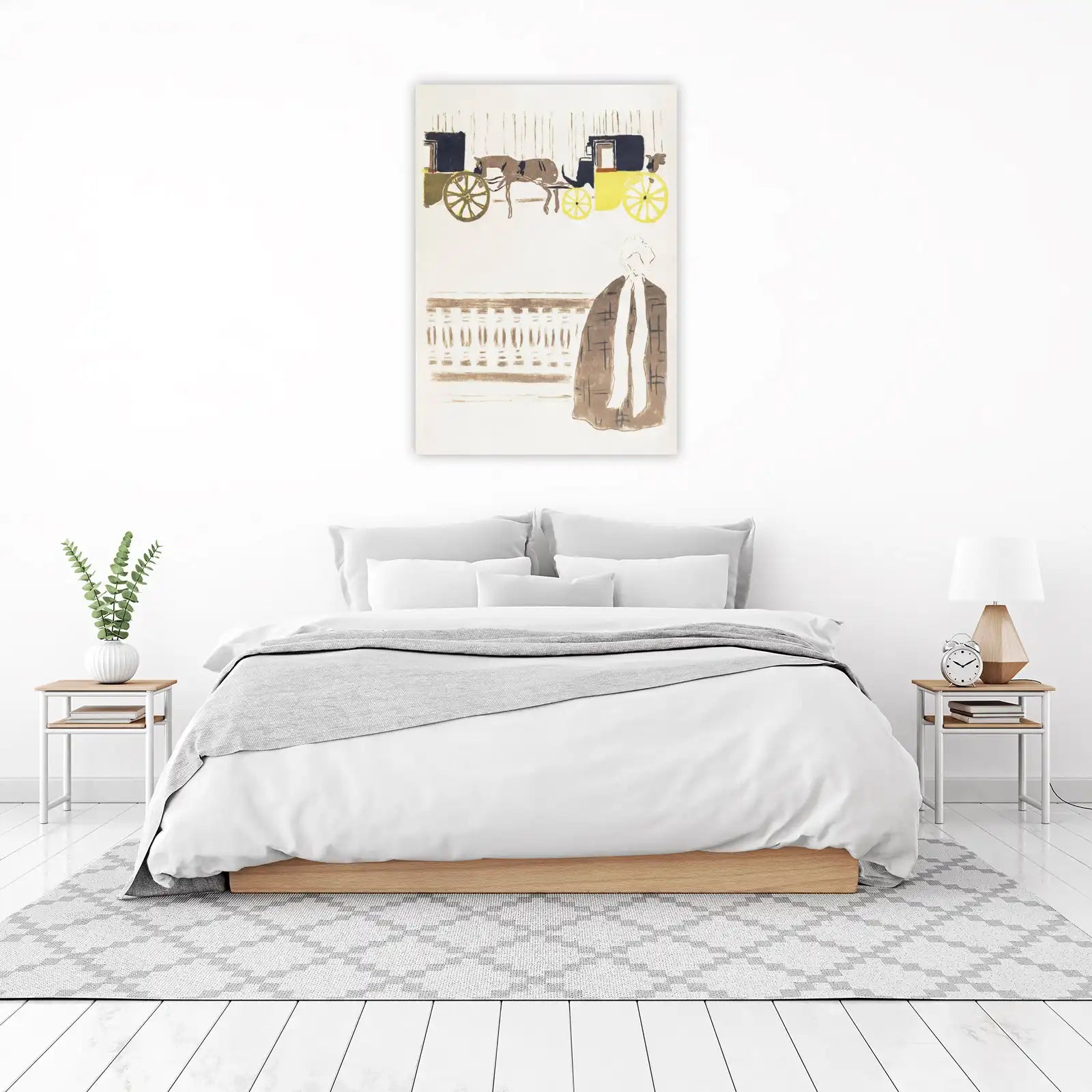 Vintage Carriage Scene Wall Art