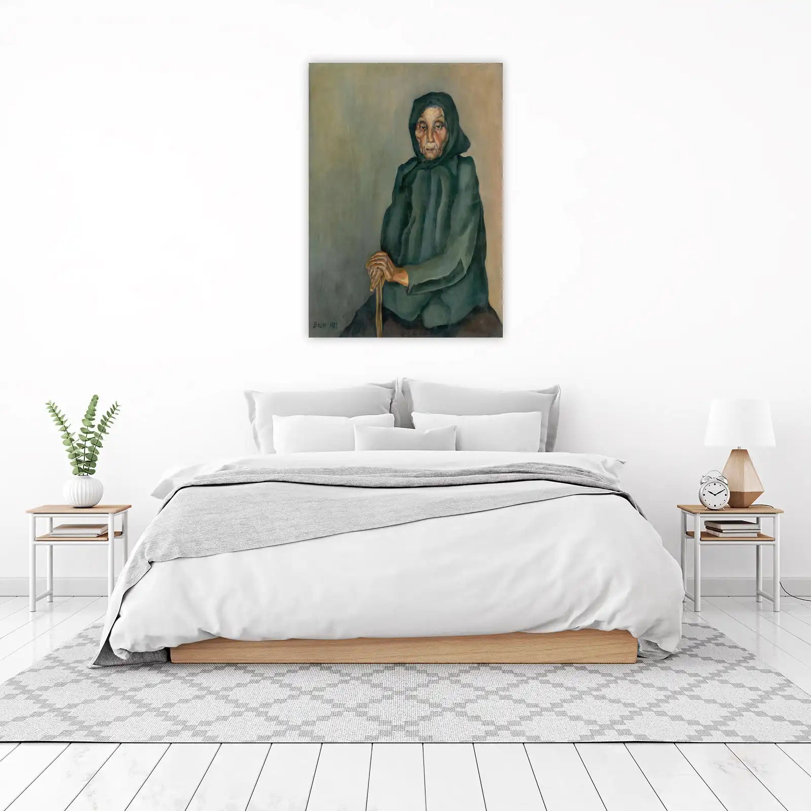 Vintage Portrait of an Elder Woman Wall Art