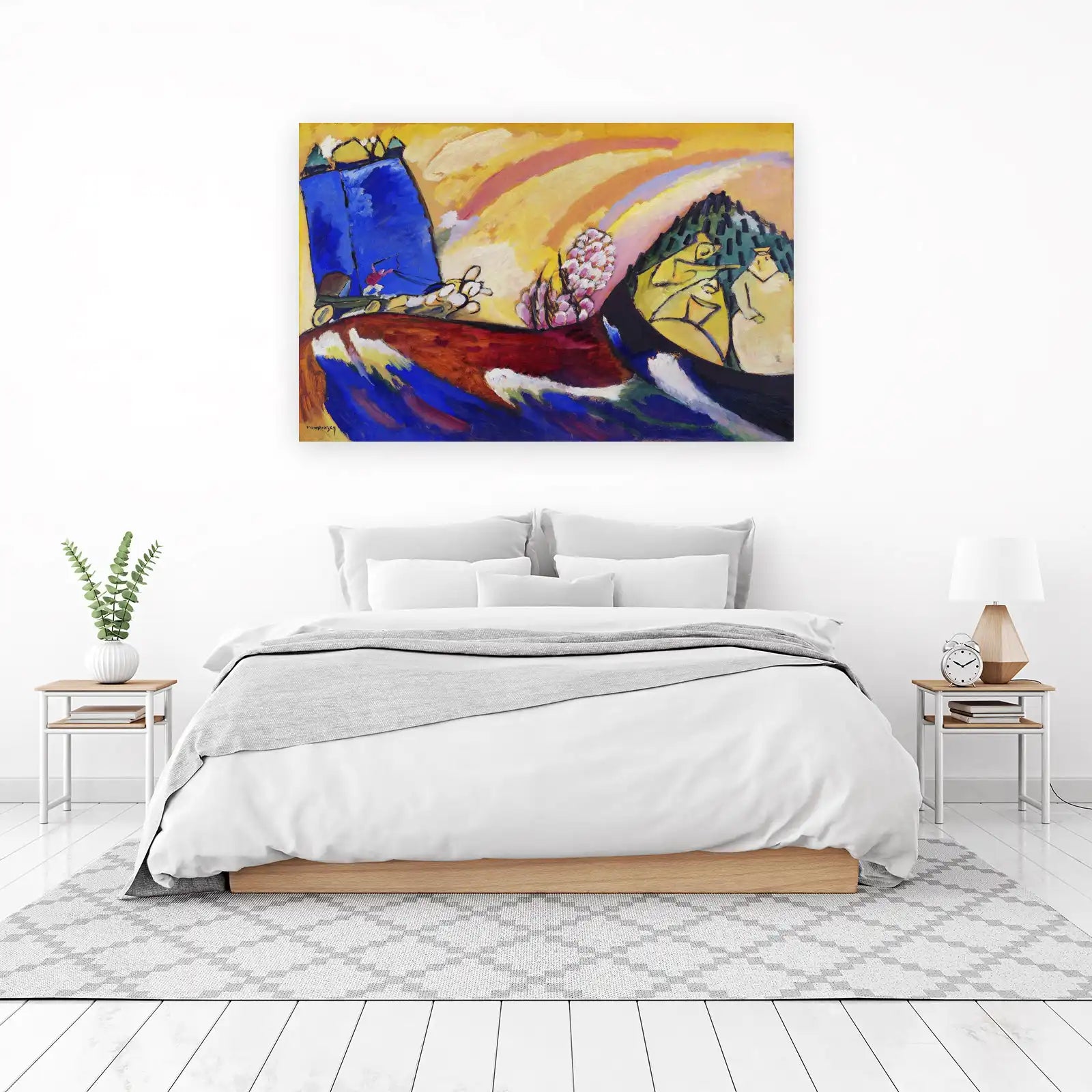 Kandinsky Inspired Abstract Wall Art