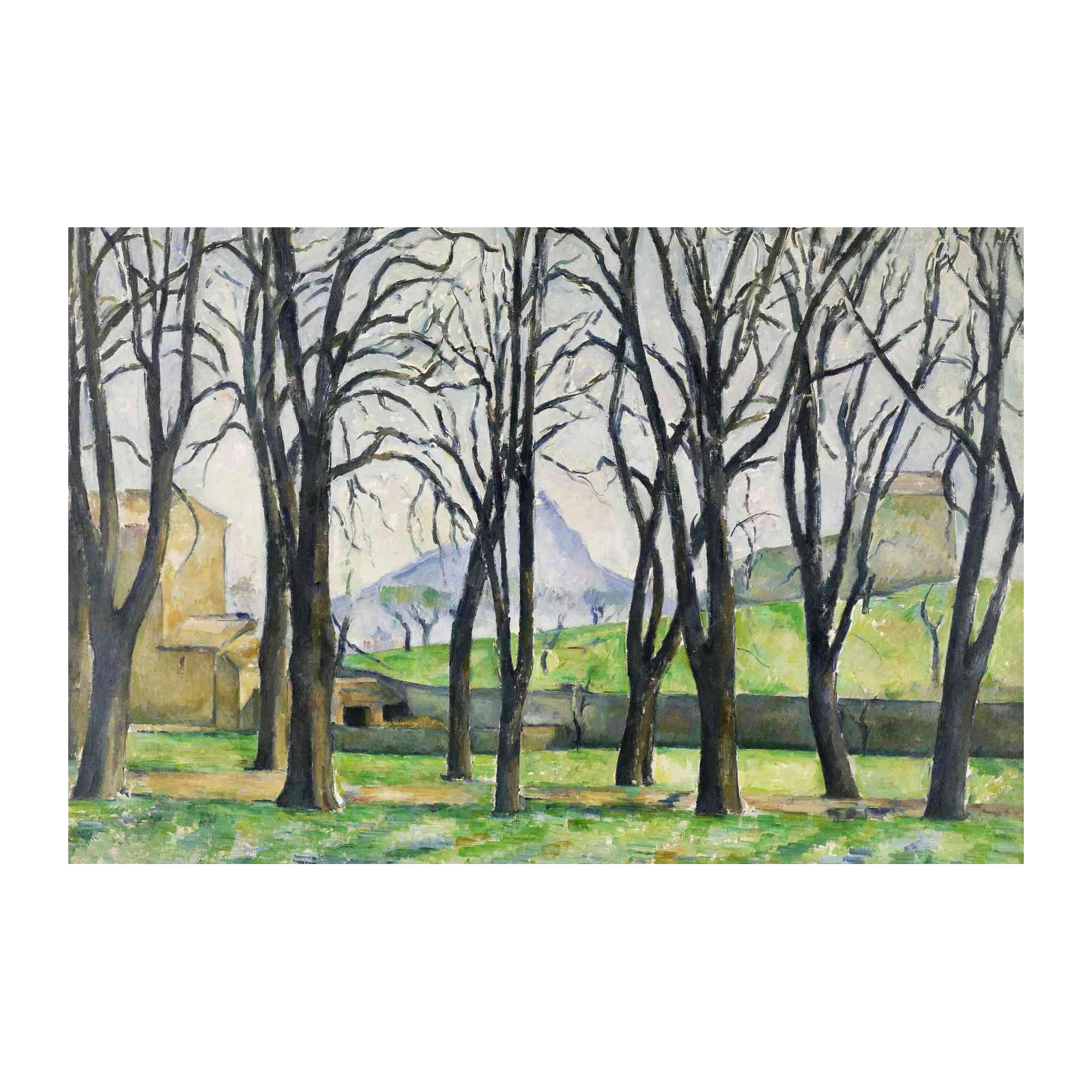 Impressionist Trees Landscape Wall Art