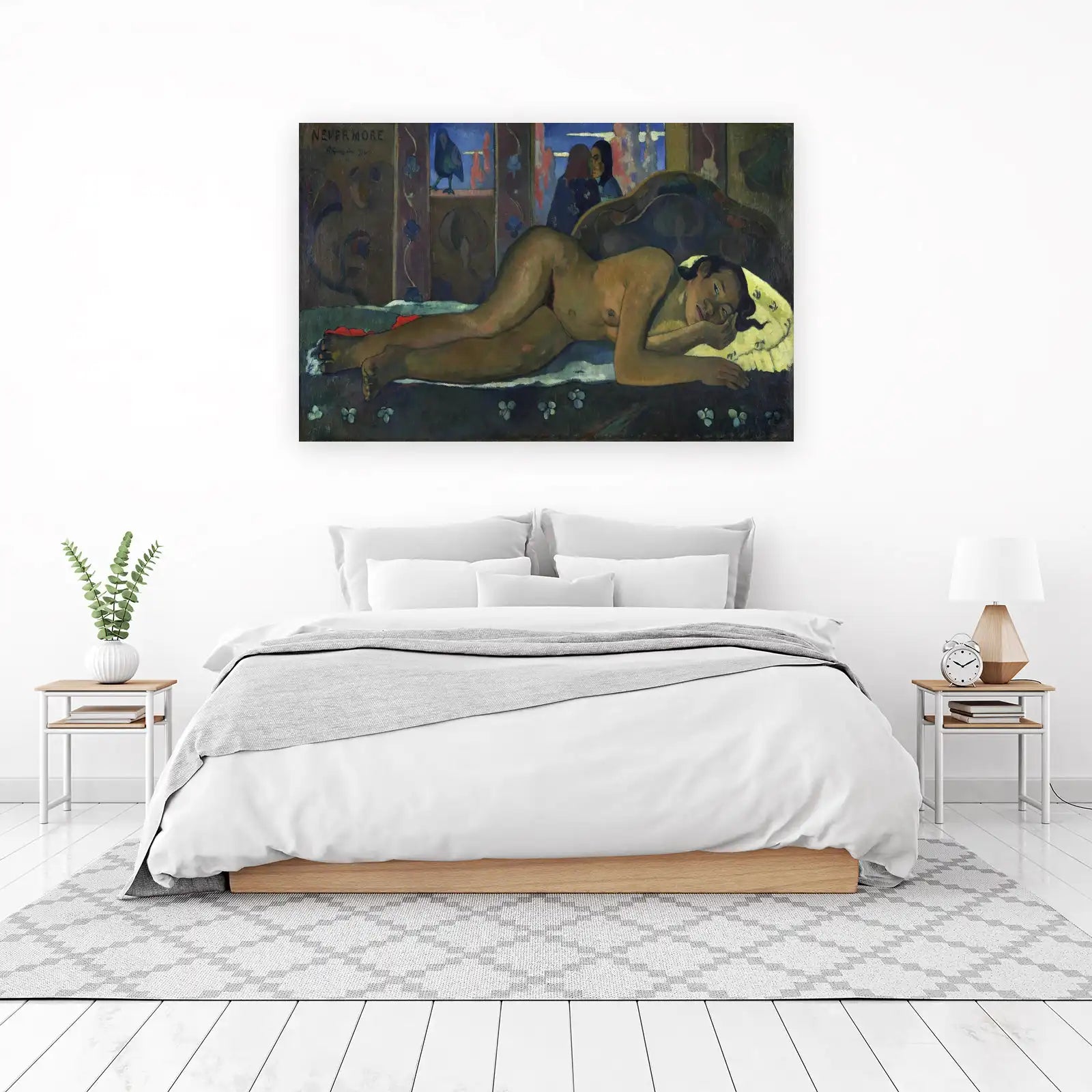 Nevermore Gauguin Inspired Woman Wall Art