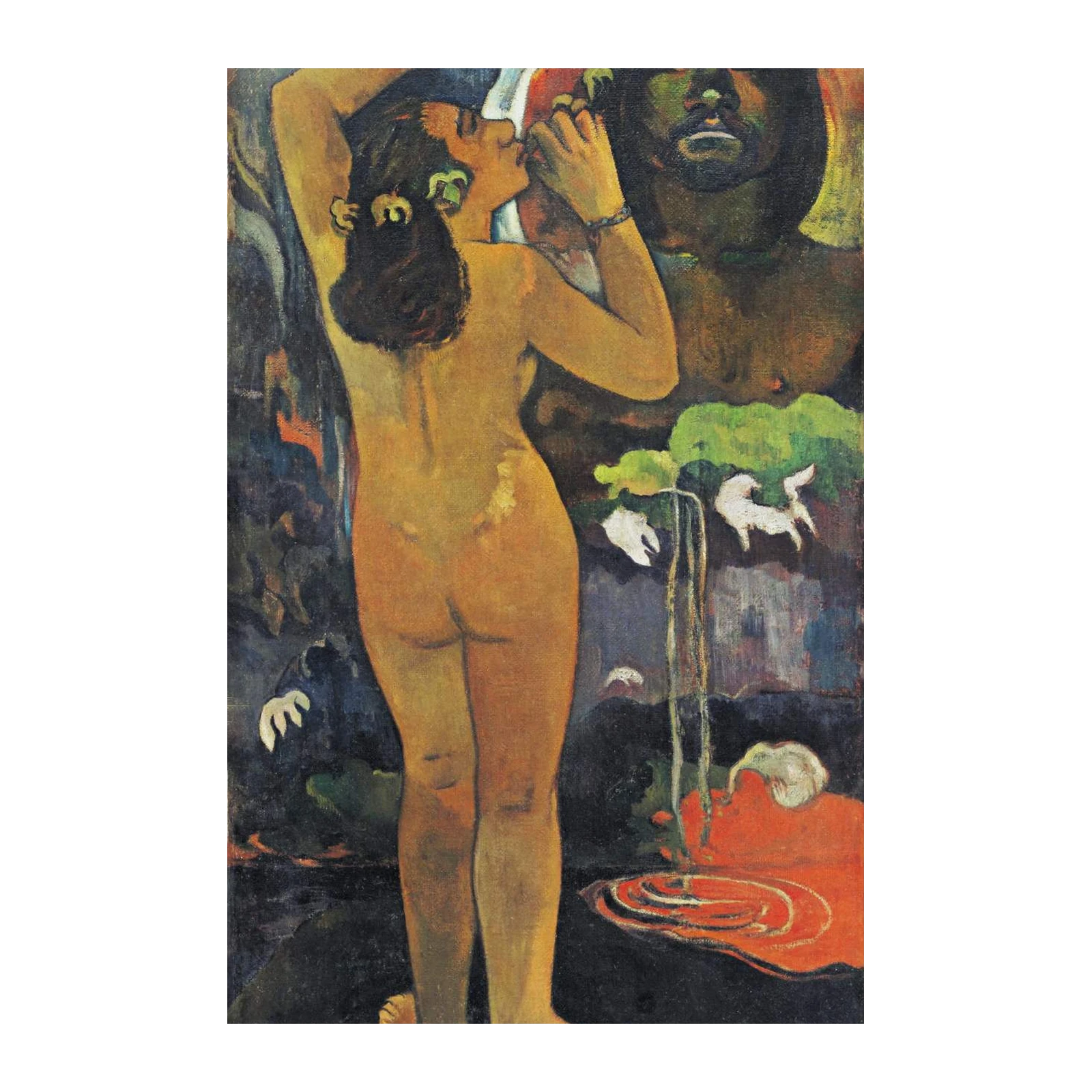 Exotic Nude Tahitian Woman Wall Art