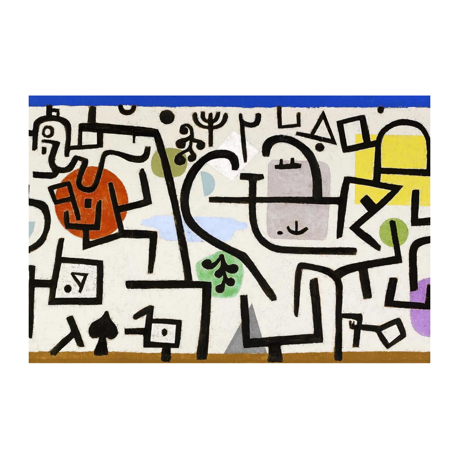 Abstract Playful Geometric Wall Art