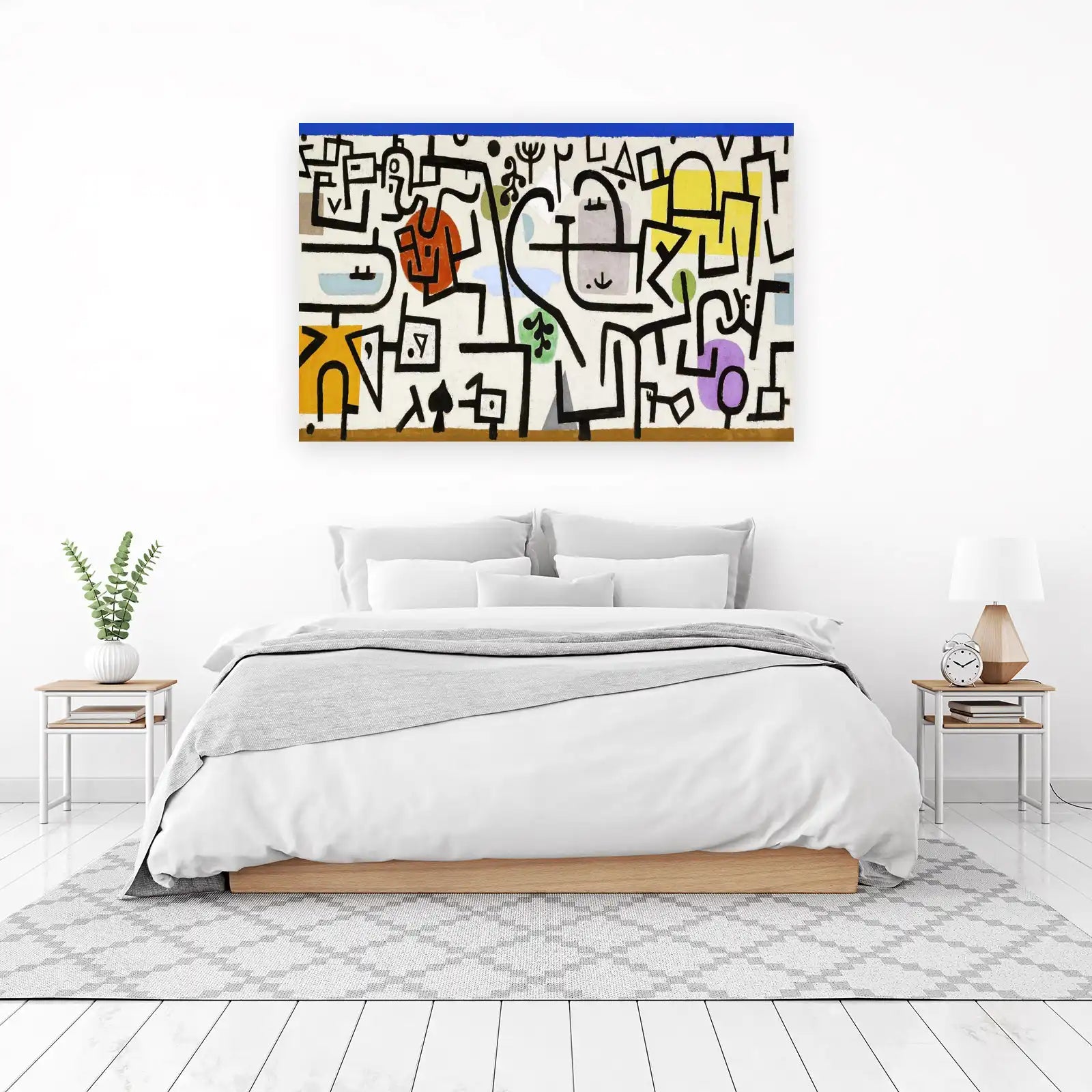 Abstract Playful Geometric Wall Art