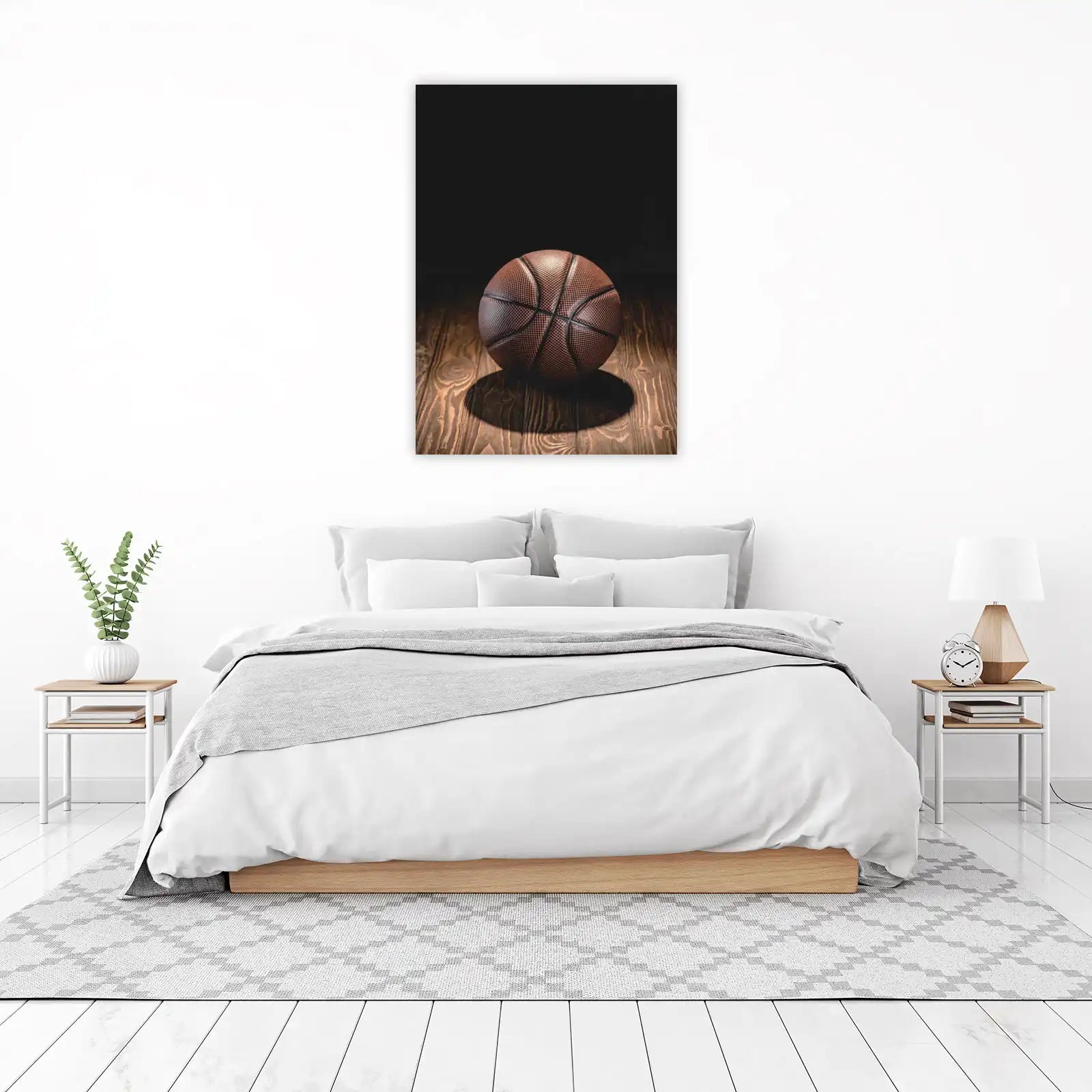 Basketball Court Vibes Wall Art