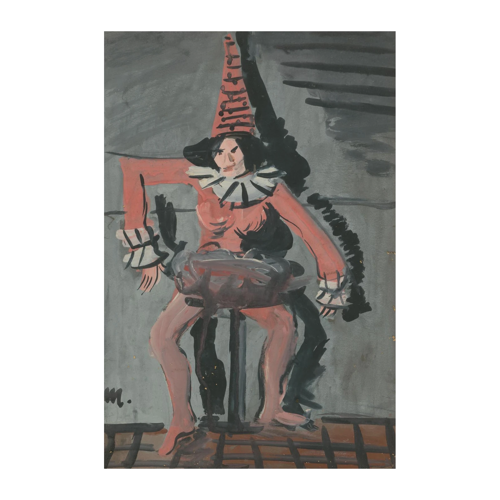 Bohemian Circus Performer Wall Art