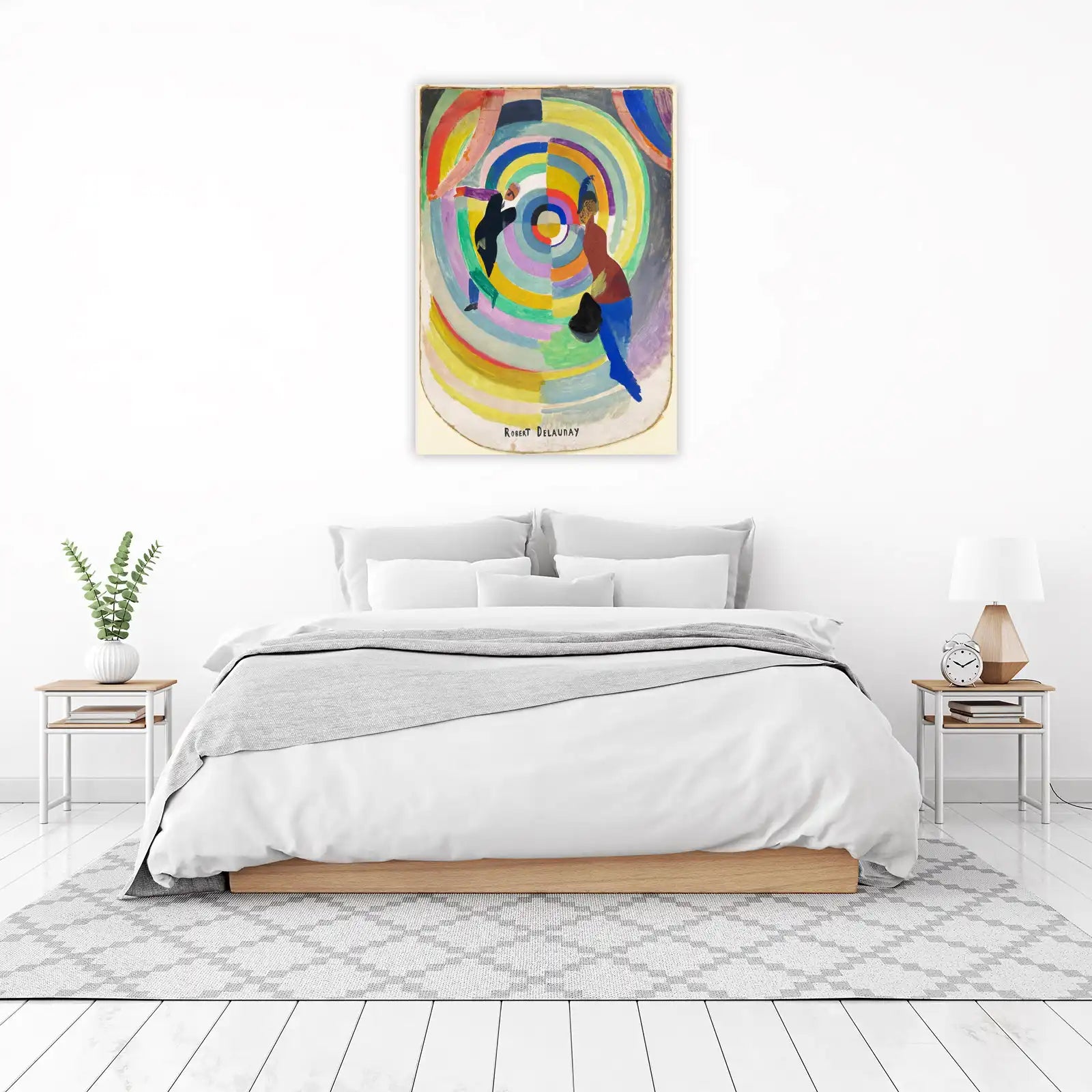 Abstract Circular Dancers Wall Art