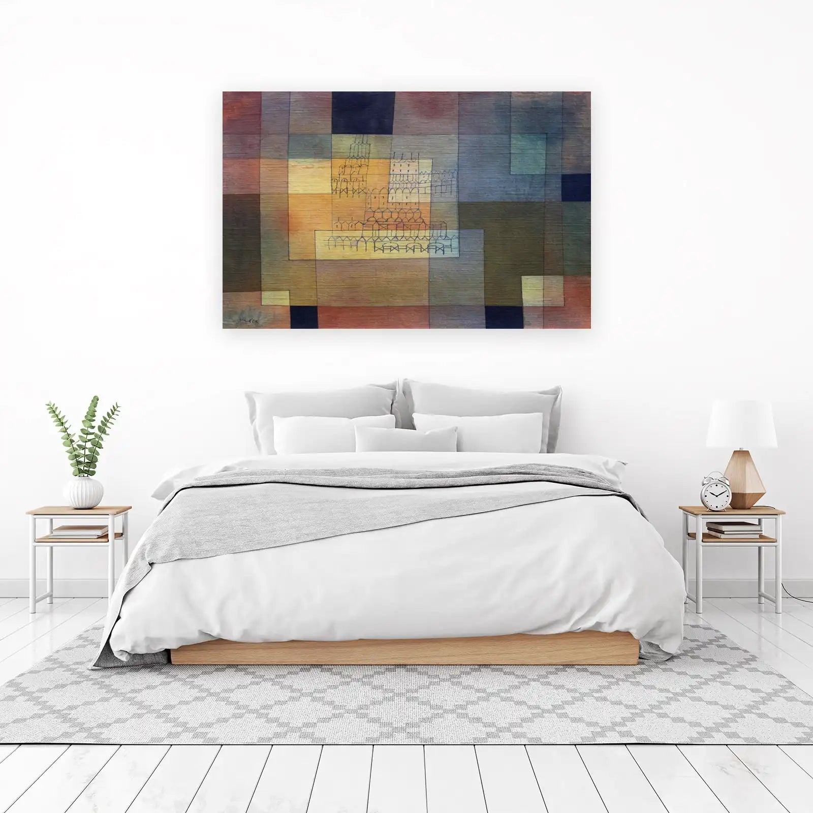 Abstract Cityscape Wall Art - Bauhaus Art